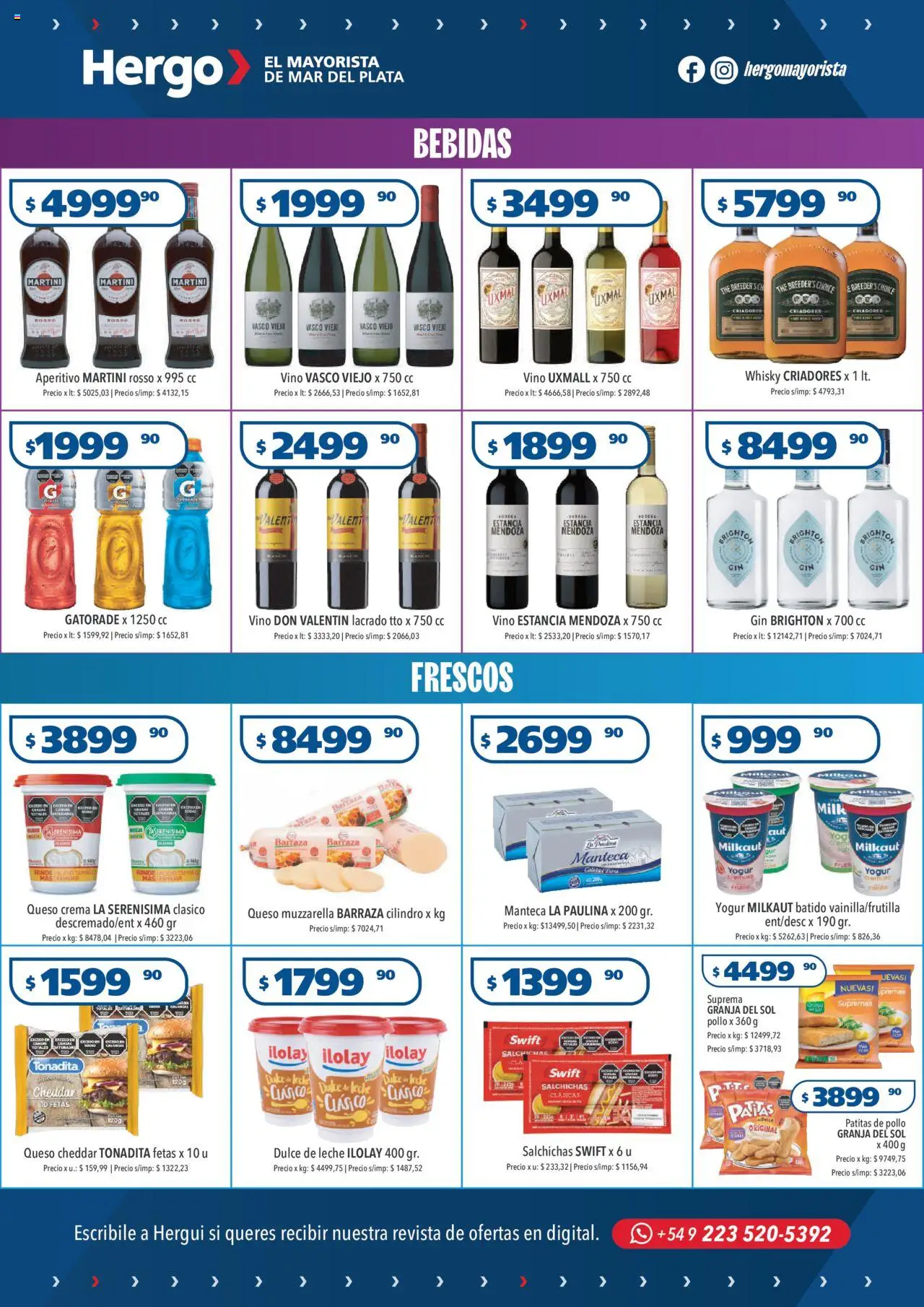 Hergo catálogo │ válido desde el 31.07.2025 | Página: 3 | Productos: Whisky, Queso crema, Yogur, Vino