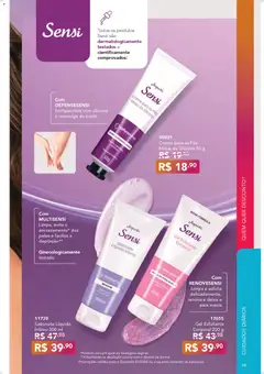 Jequiti - Revista 01/2026 - Pré-Visualização do folheto da loja Jequiti, válido de 29.12.2025 | Página: 45 | Produtos: Manteiga, Creme, Sabonete, Sabonete líquido