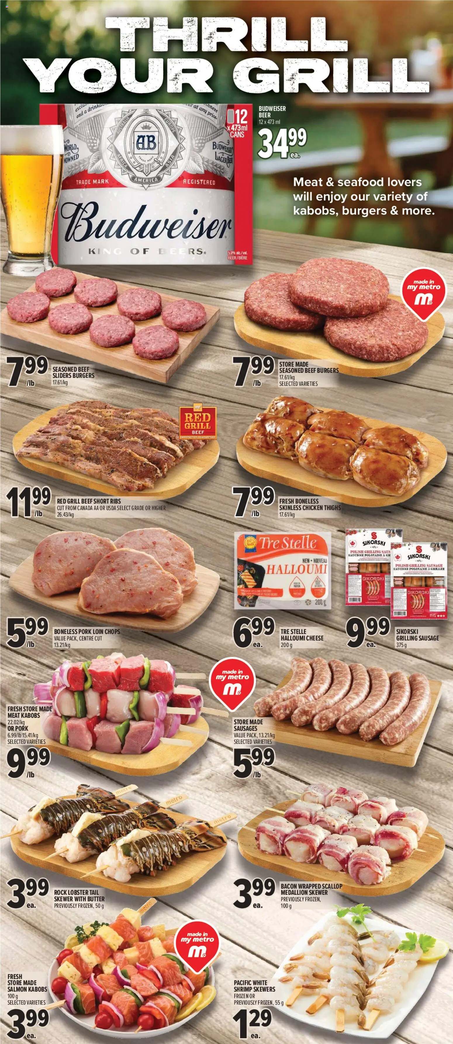 Metro flyer valid from 23.04.2026 | Page: 8 | Products: Butter, Cheese, Beer, Chicken