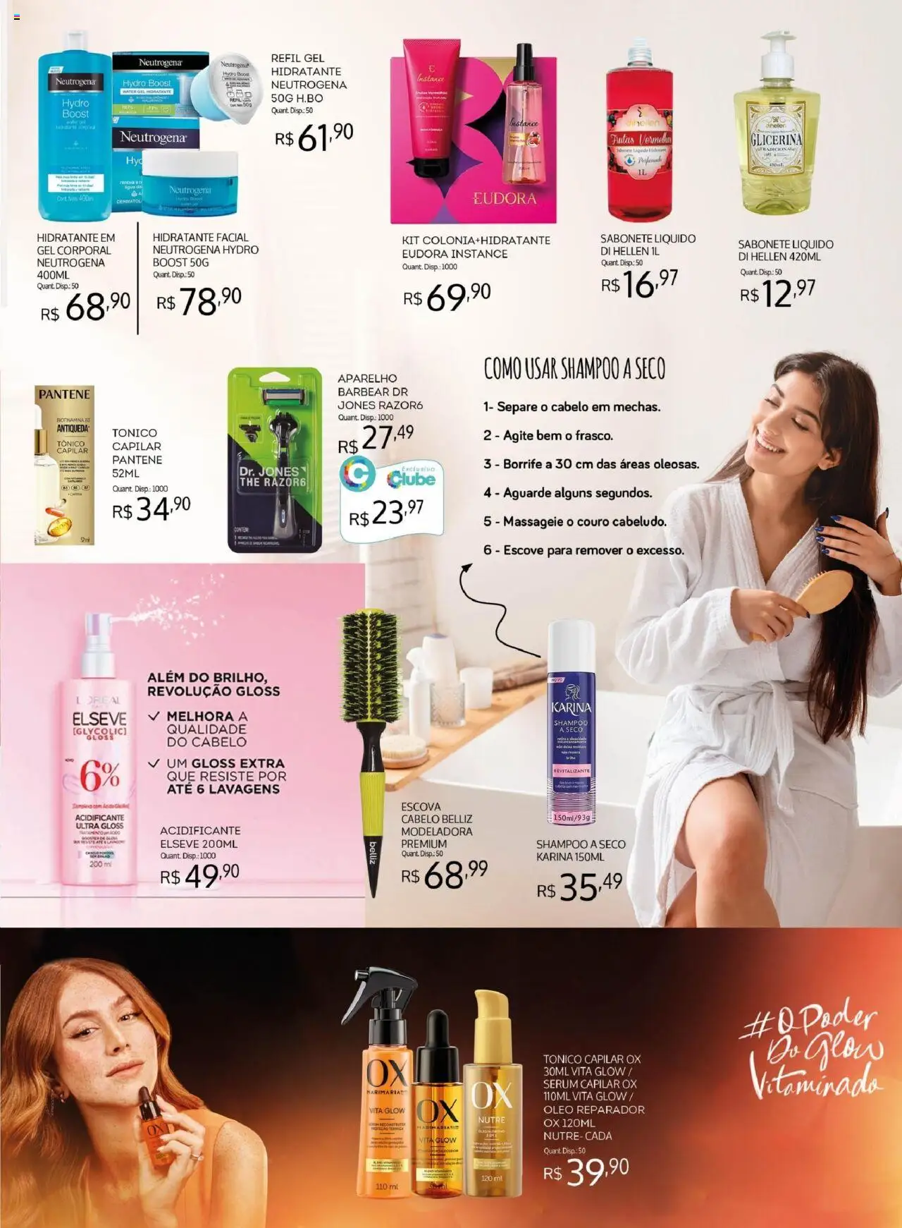 Bistek Supermercados Folheto - válido de 30.07.2025 | Página: 3 | Produtos: Shampoo, Shampoo a seco, Óleo, Sabonete líquido