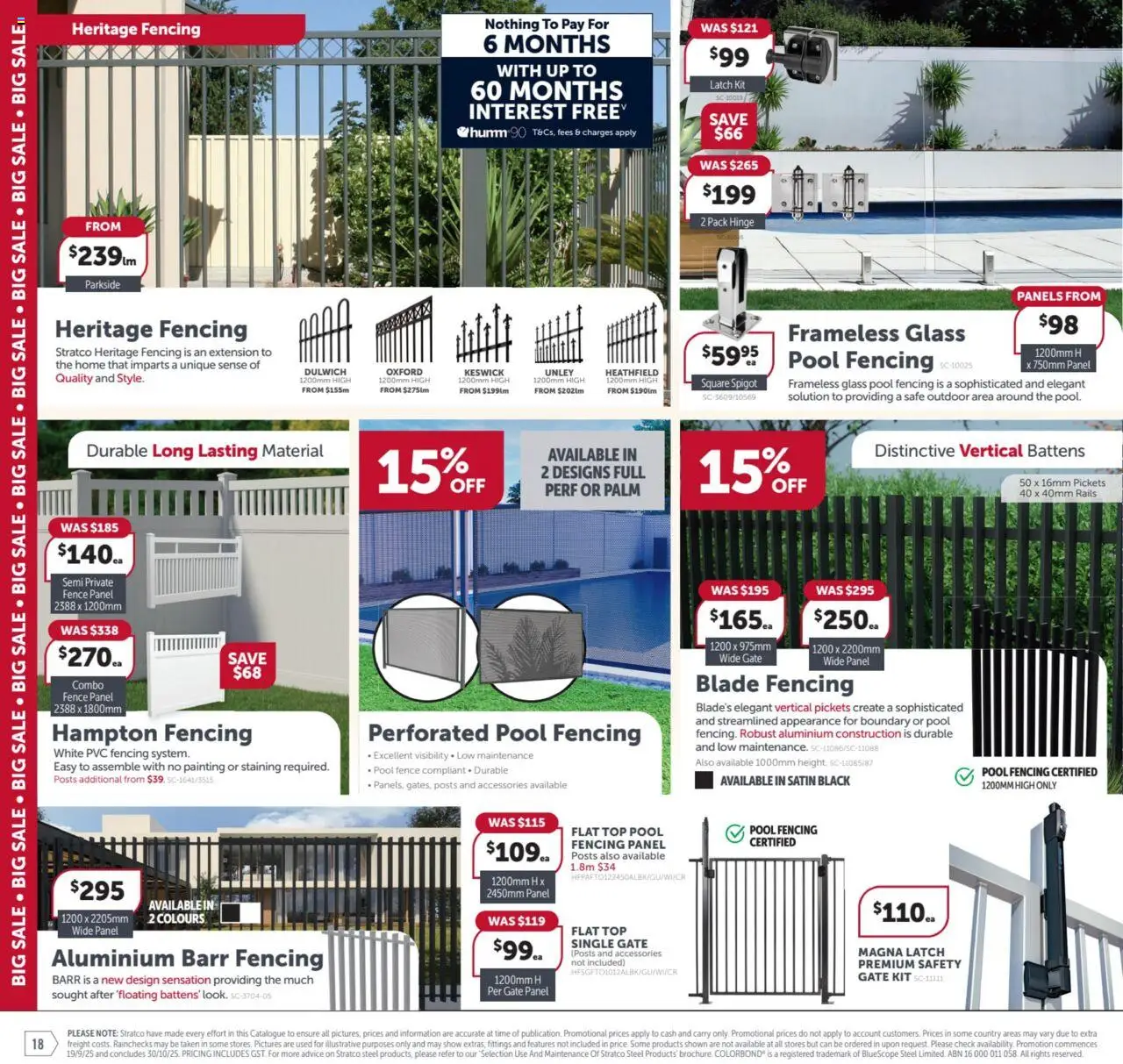 Stratco catalogue - valid from 19.09.2025 | Page: 18 | Products: Fence, Painting, Accessories, Safe