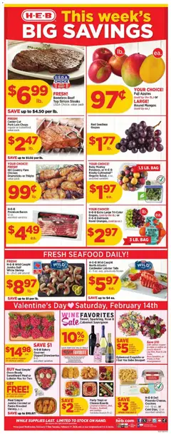 Preview of H-E-B weekly ads valid from 11.02.2026