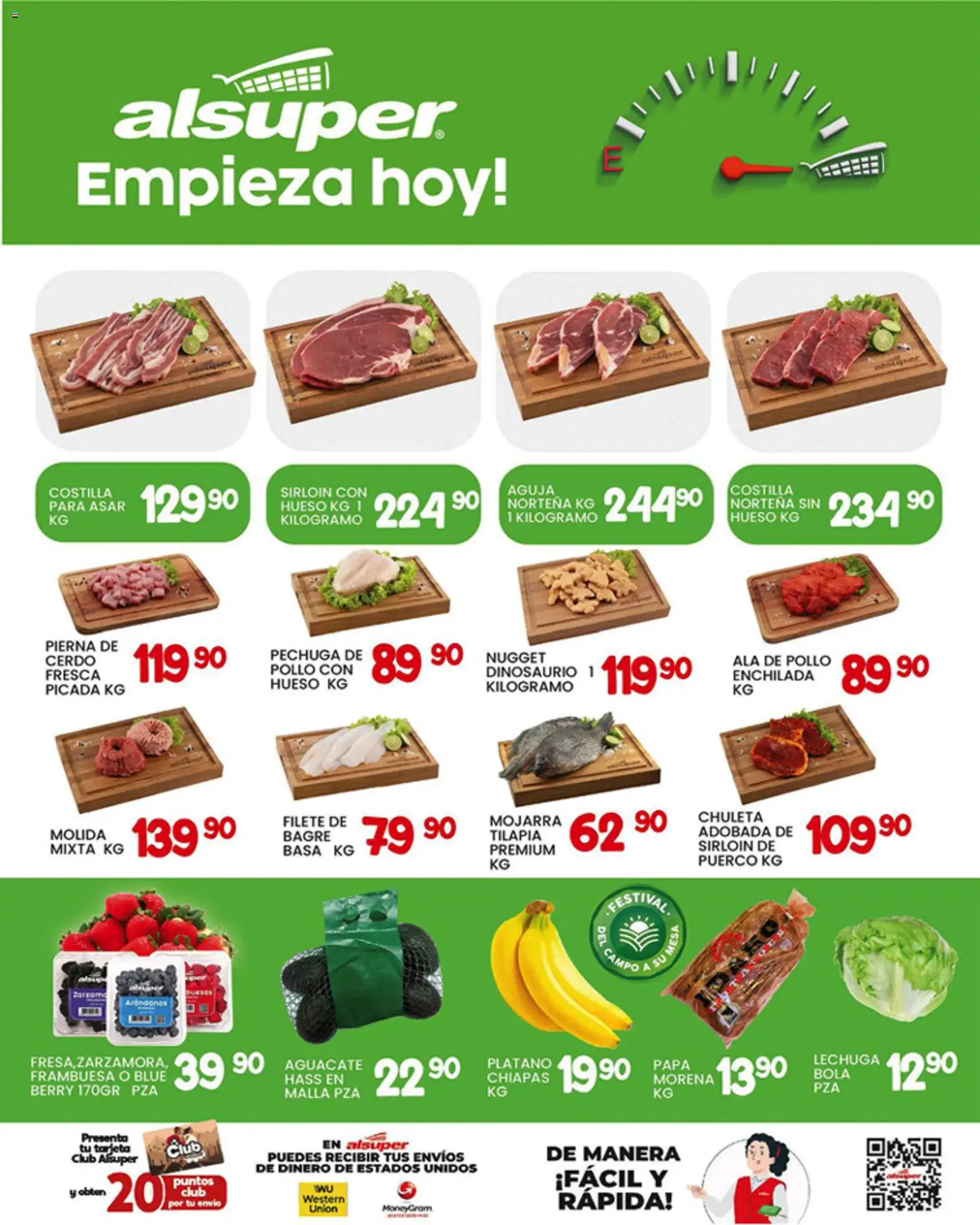 Nuevas ofertas de Alsuper válidas en toda la República Mexicana desde el 23.01.2026. ¡Encuentra las mejores ofertas en Alsuper folleto Chihuahua Capital! | Página: 8 | Productos: Plátano, Lechuga, Aguacate, Malla