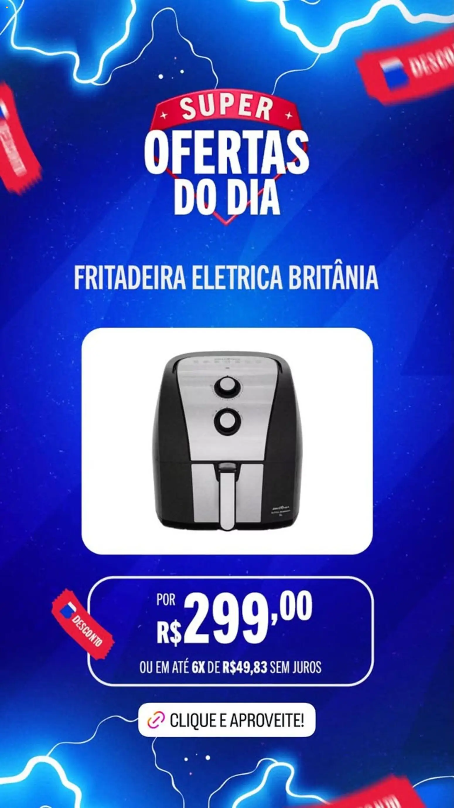 Casas Bahia Folheto - válido de 06.01.2026 | Página: 2 | Produtos: Fritadeira elétrica