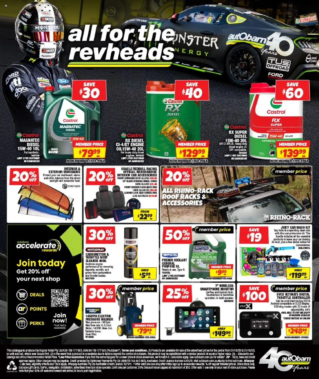 Autobarn catalogue - valid from 01.10.2025 | Page: 16 | Products: Cleaner, Oil, Accessories, Monitor