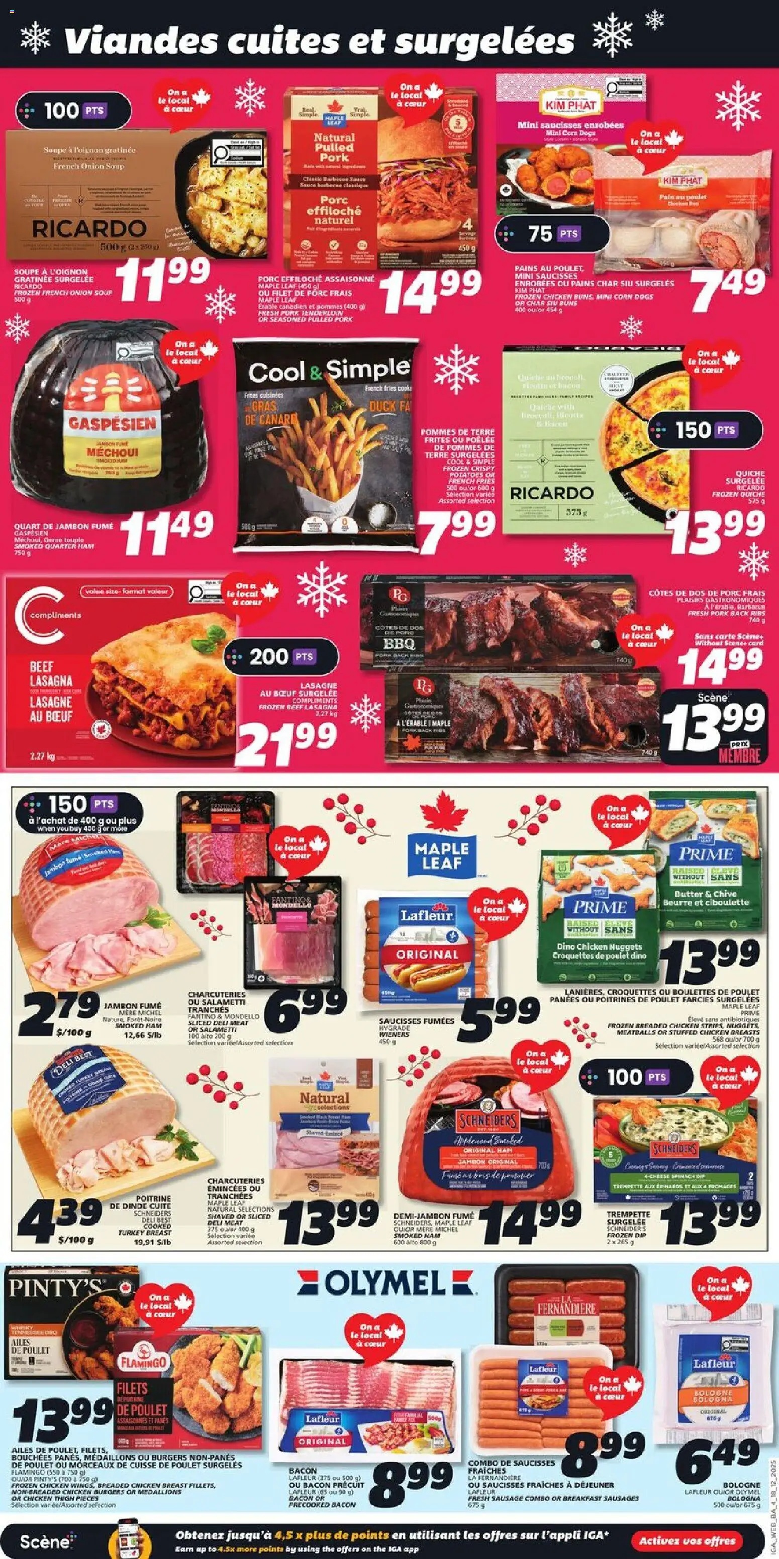IGA flyer valid from 18.12.2025 | Page: 8 | Products: Turkey, Butter, Chicken, Pork