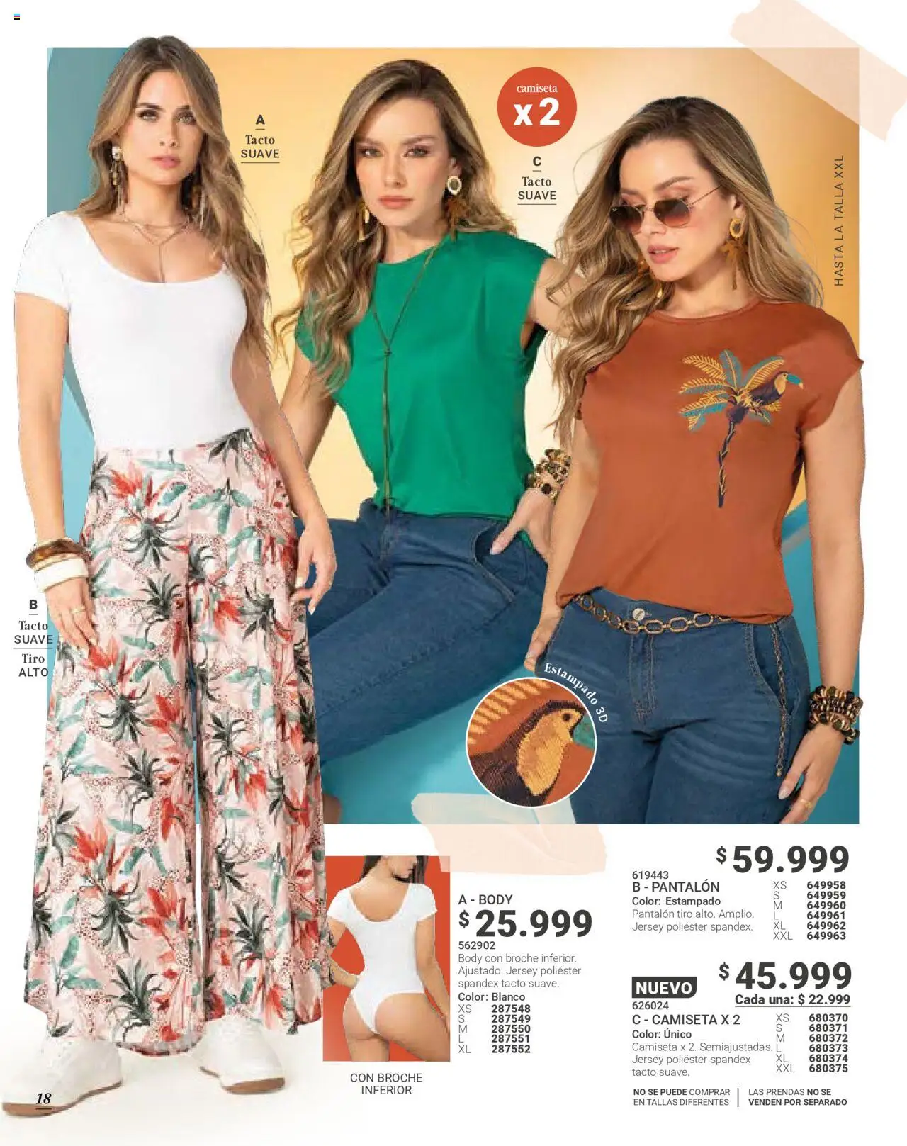Carmel revista - valida desde el 01.09.2025 | Página: 19 | Productos: Body, Camiseta