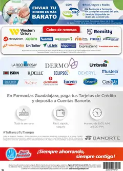 Vista previa de Farmacia Guadalajara catálogo, nuevo folleto de la tienda, válido en México a partir del 15.03.2026 | Página: 16 | Productos: Banco, Sobre