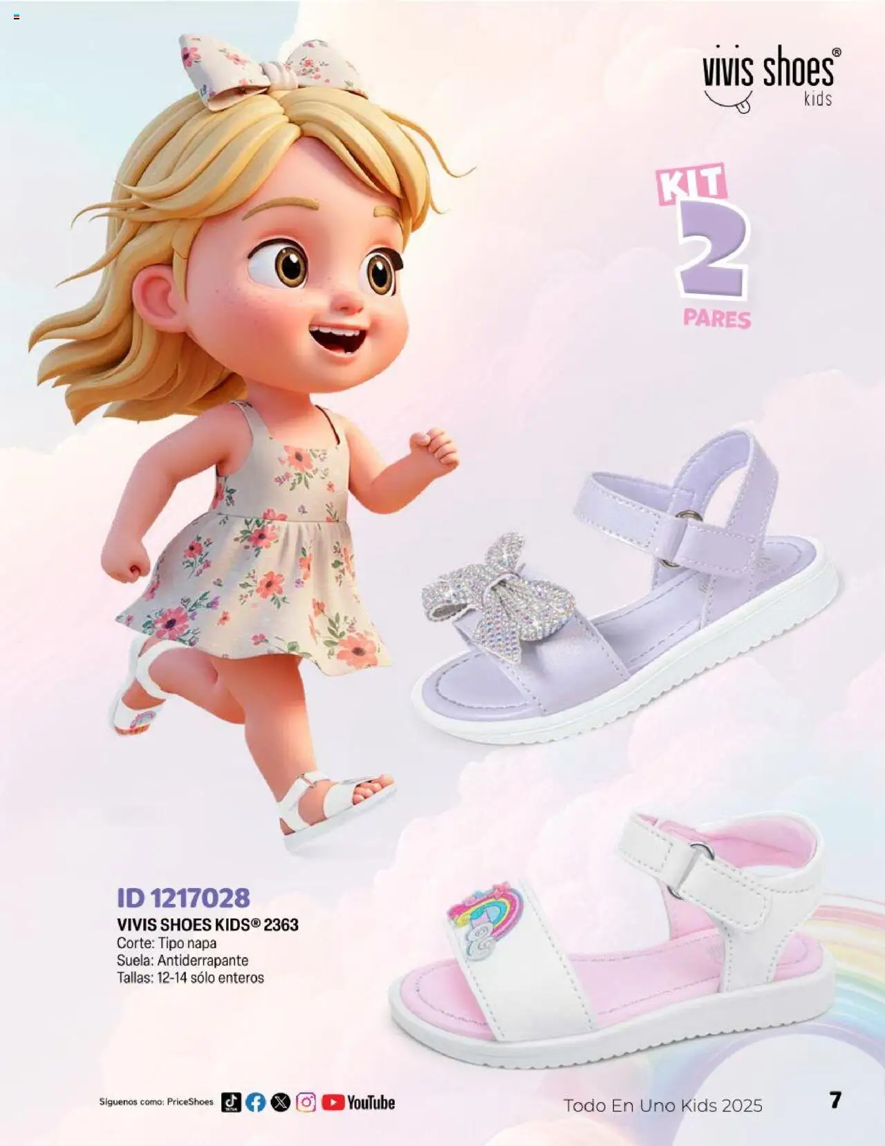 Nuevas ofertas de Price Shoes válidas en toda la República Mexicana desde el 23.04.2025. ¡Encuentra las mejores ofertas en Price Shoes catálogo Kids! | Página: 7