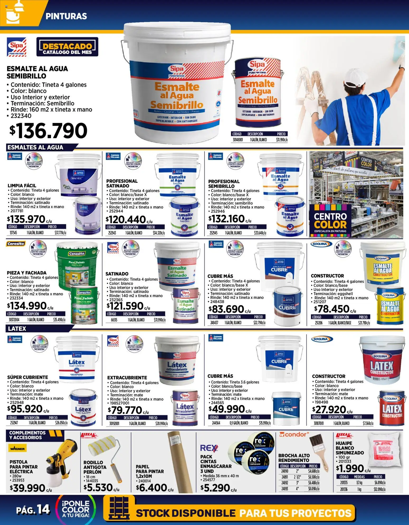 Construmart Ofertas │ válido desde el 01.01.2026 | Página: 14 | Productos: Agua, Mate, Pintura, Rodillo