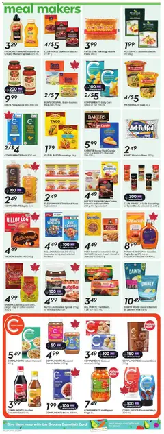 Preview of Sobeys weekly flyer / circulaire from shop Sobeys valid from 06.11.2025 | Page: 10 | Products: Pasta, Chips, Cookies, Butter