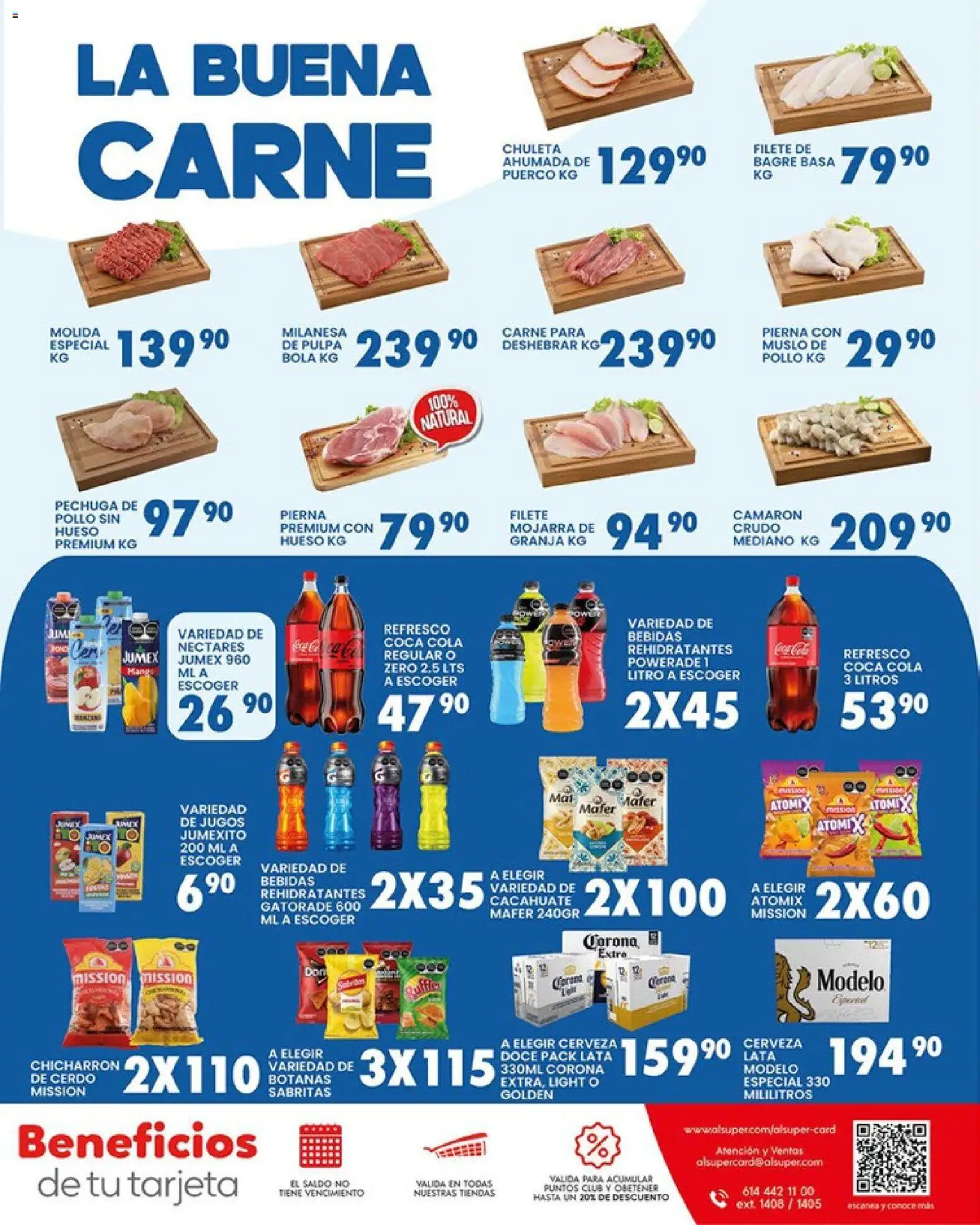 Nuevas ofertas de Alsuper válidas en toda la República Mexicana desde el 17.03.2026. ¡Encuentra las mejores ofertas en Alsuper folleto Torreon! | Página: 7 | Productos: Pollo, Milanesa, Cacahuate, Cerdo