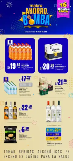 Vista previa de folleto Makro - Makro Bomba FDS #3 Julio de la Makro válido desde 18.07.2025