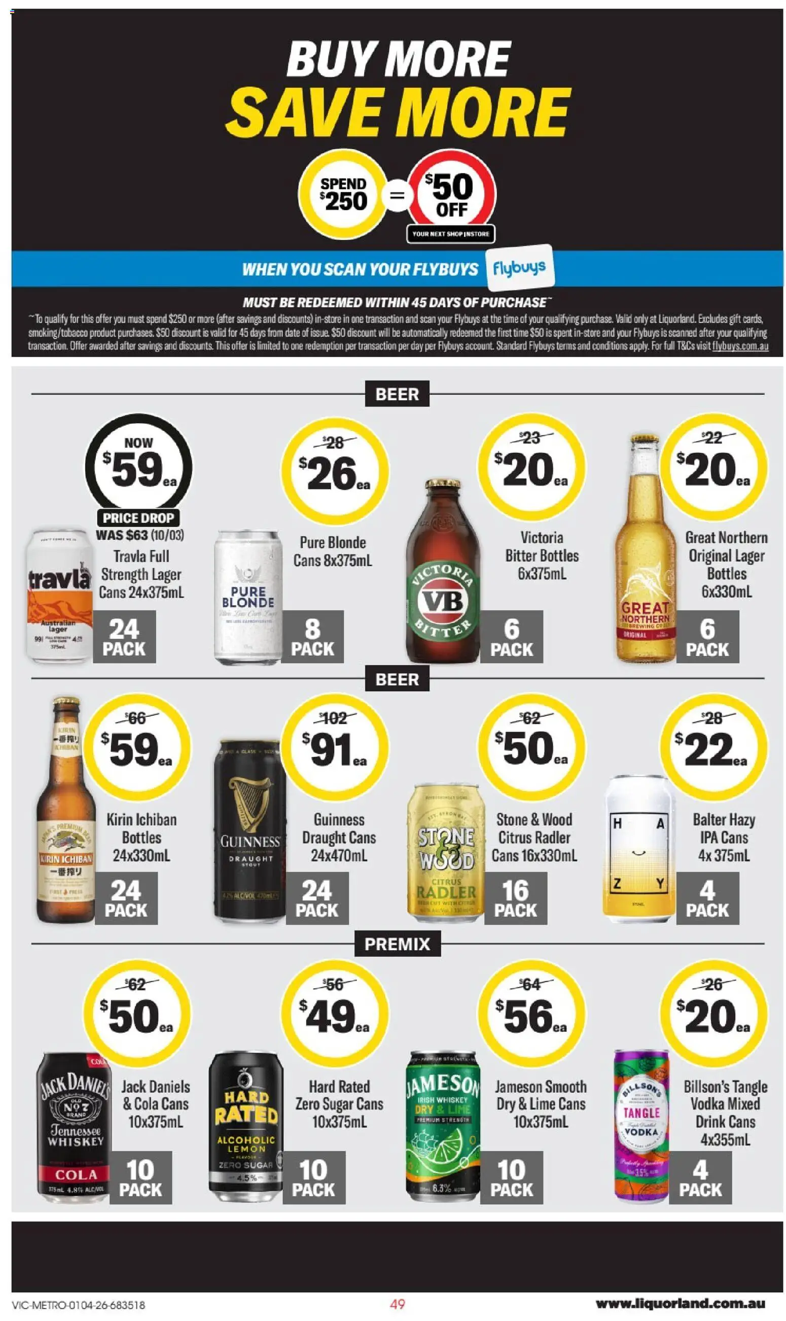 Liquorland catalogue - valid from 01.04.2026 | Page: 2 | Products: Beer, Lemon, Lime, Date
