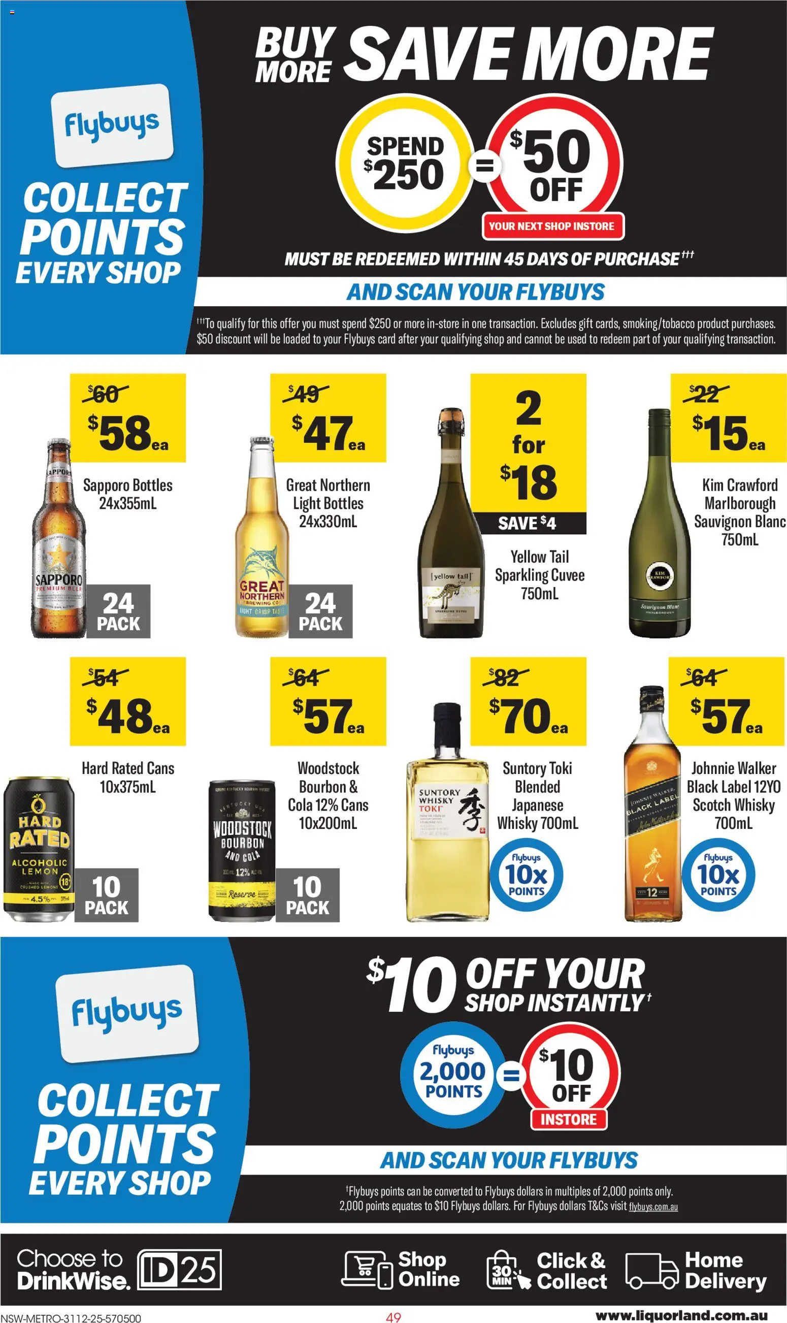 Liquorland catalogue - valid from 31.12.2025 | Page: 2 | Products: Light, Beer, Bourbon, Lemon