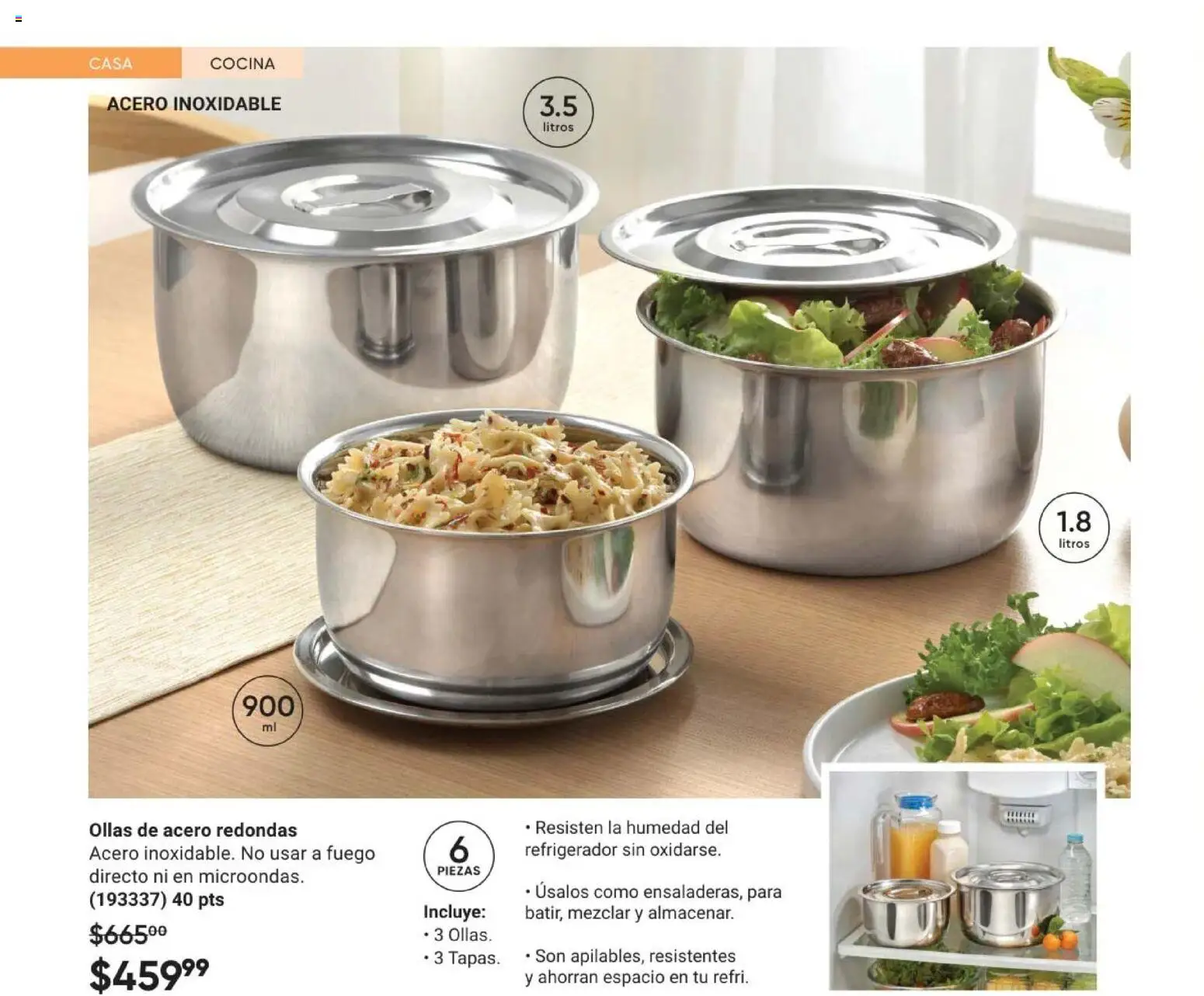 Nuevas ofertas de AVON válidas en toda la República Mexicana desde el 28.11.2025. ¡Encuentra las mejores ofertas en AVON Casa & Estilo 18 2025! | Página: 60 | Productos: Refrigerador, Cocina