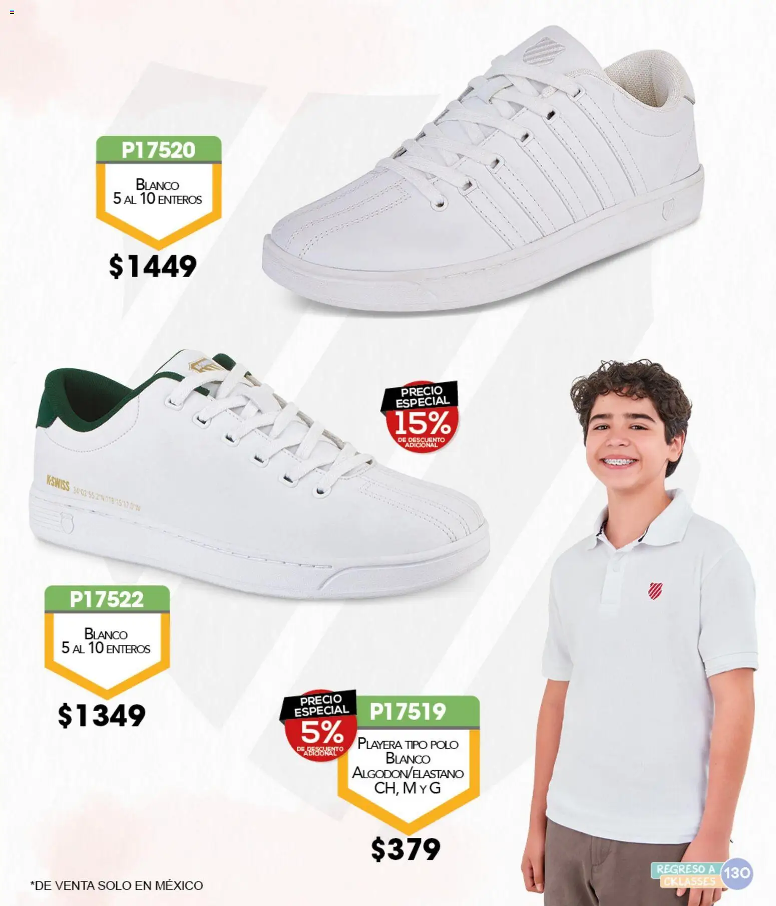 Nuevas ofertas de Cklass válidas en toda la República Mexicana desde el 05.12.2025. ¡Encuentra las mejores ofertas en Cklass catálogo Especial Regreso a Clases! | Página: 131 | Productos: Playera