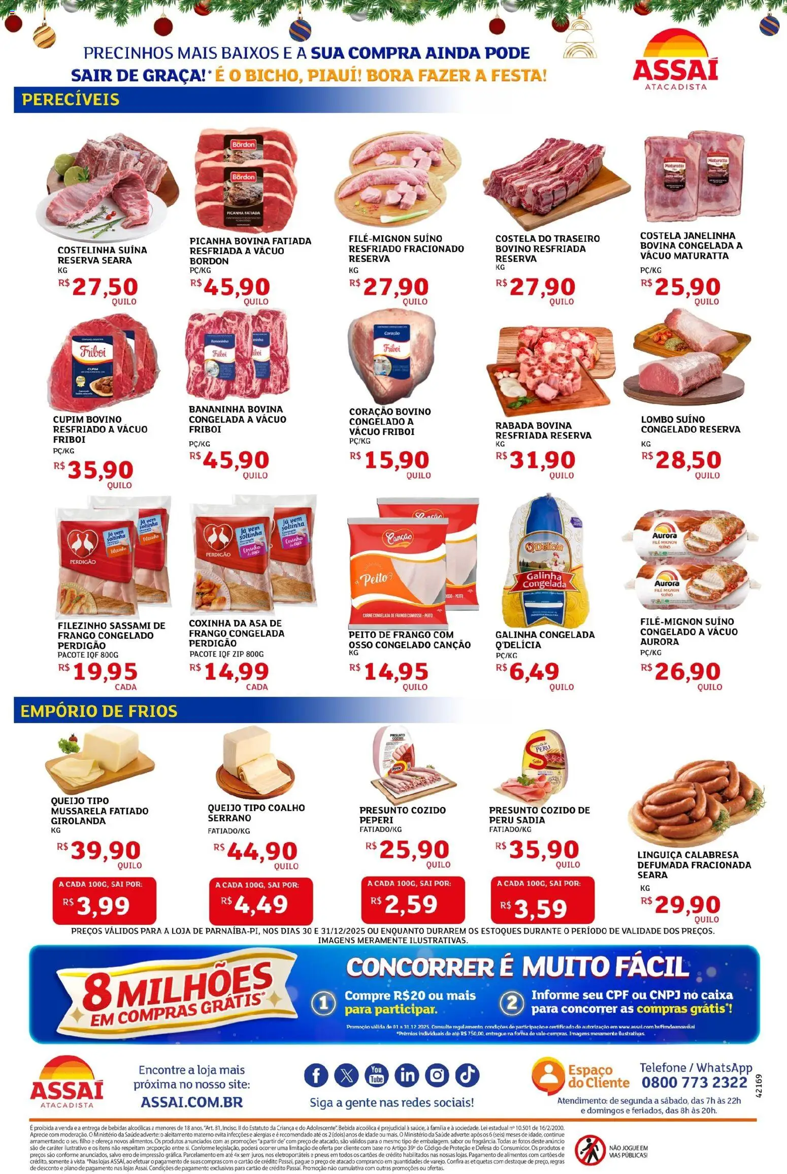 Assaí Atacadista Folheto - válido de 13.01.2026 | Página: 2 | Produtos: Bebida, Frango, Mussarela, Peito de frango