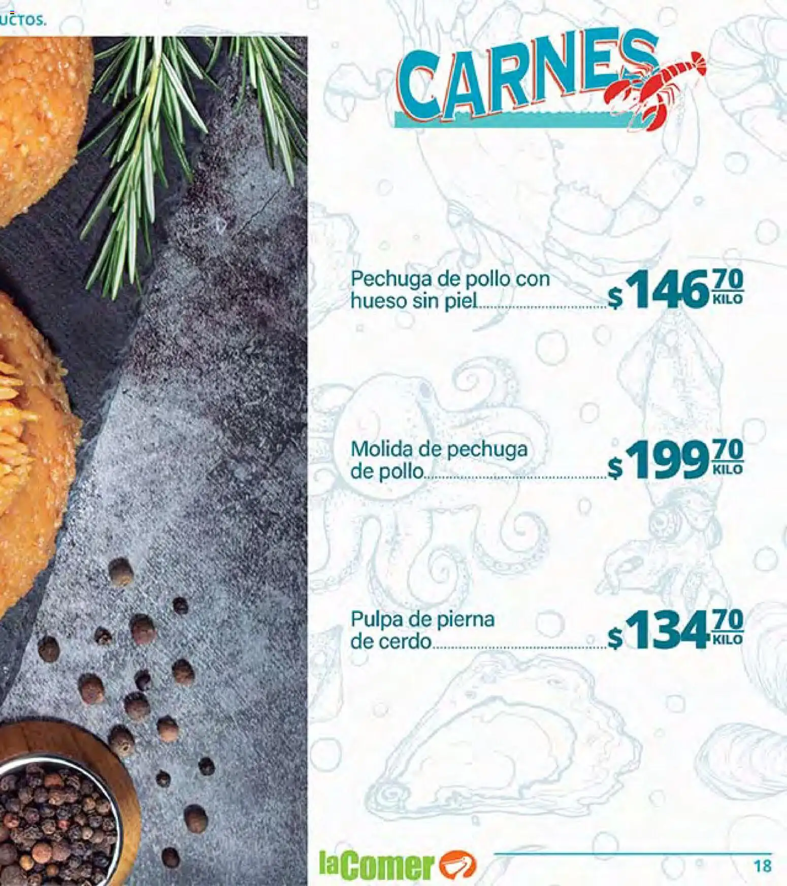 Nuevas ofertas de La Comer válidas en toda la República Mexicana desde el 13.02.2026. ¡Encuentra las mejores ofertas en La Comer folleto Ofertas! | Página: 35 | Productos: Pollo, Cerdo