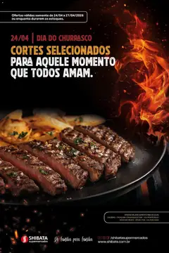 Shibata ofertas Cruzeiro, Itaqua, Mogi César e Poá - Pré-Visualização do folheto da loja Shibata, válido de 24.04.2026