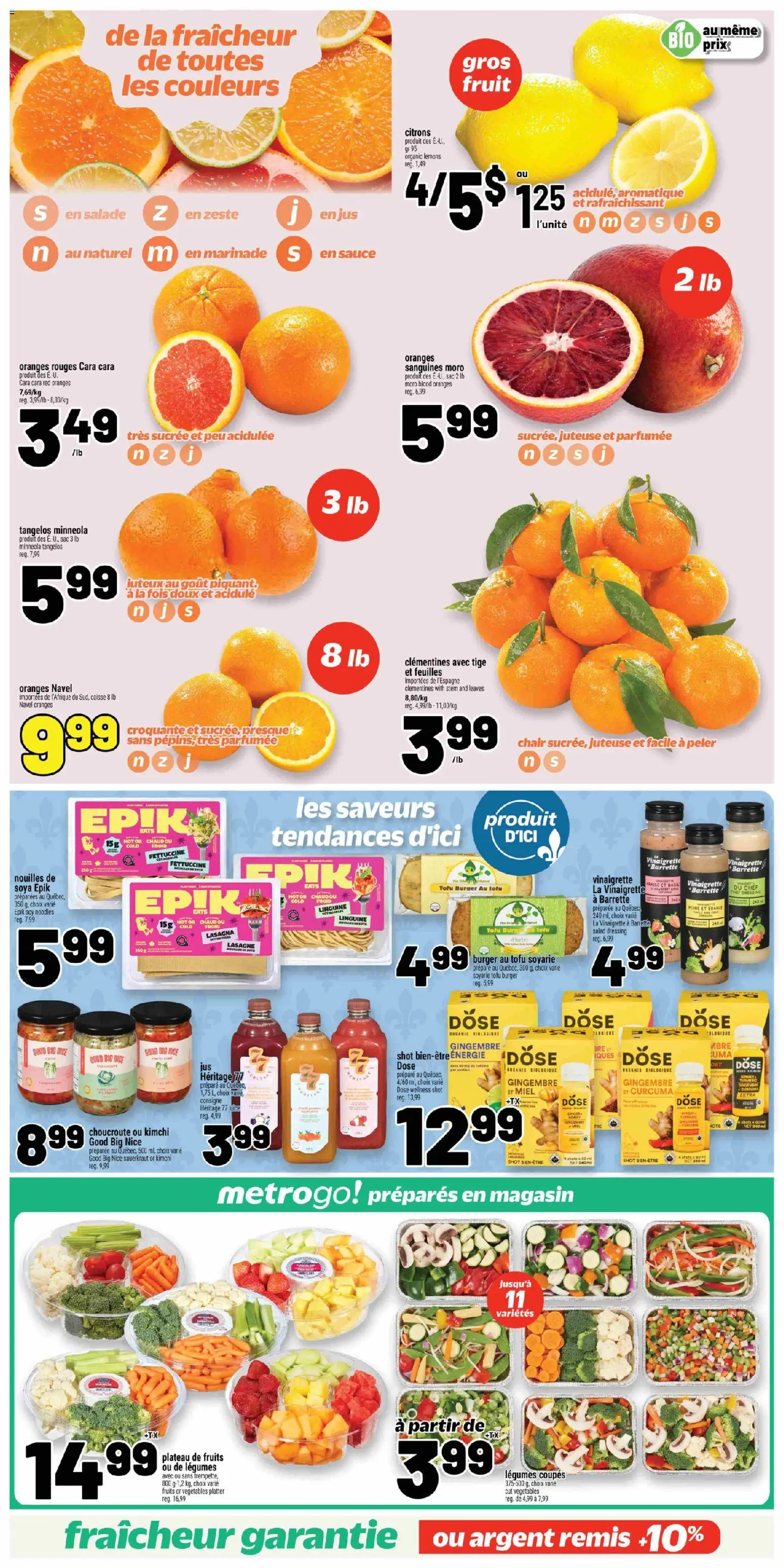 Metro flyer valid from 29.01.2026 | Page: 7 | Products: Noodles, Salad, Chair, Oranges