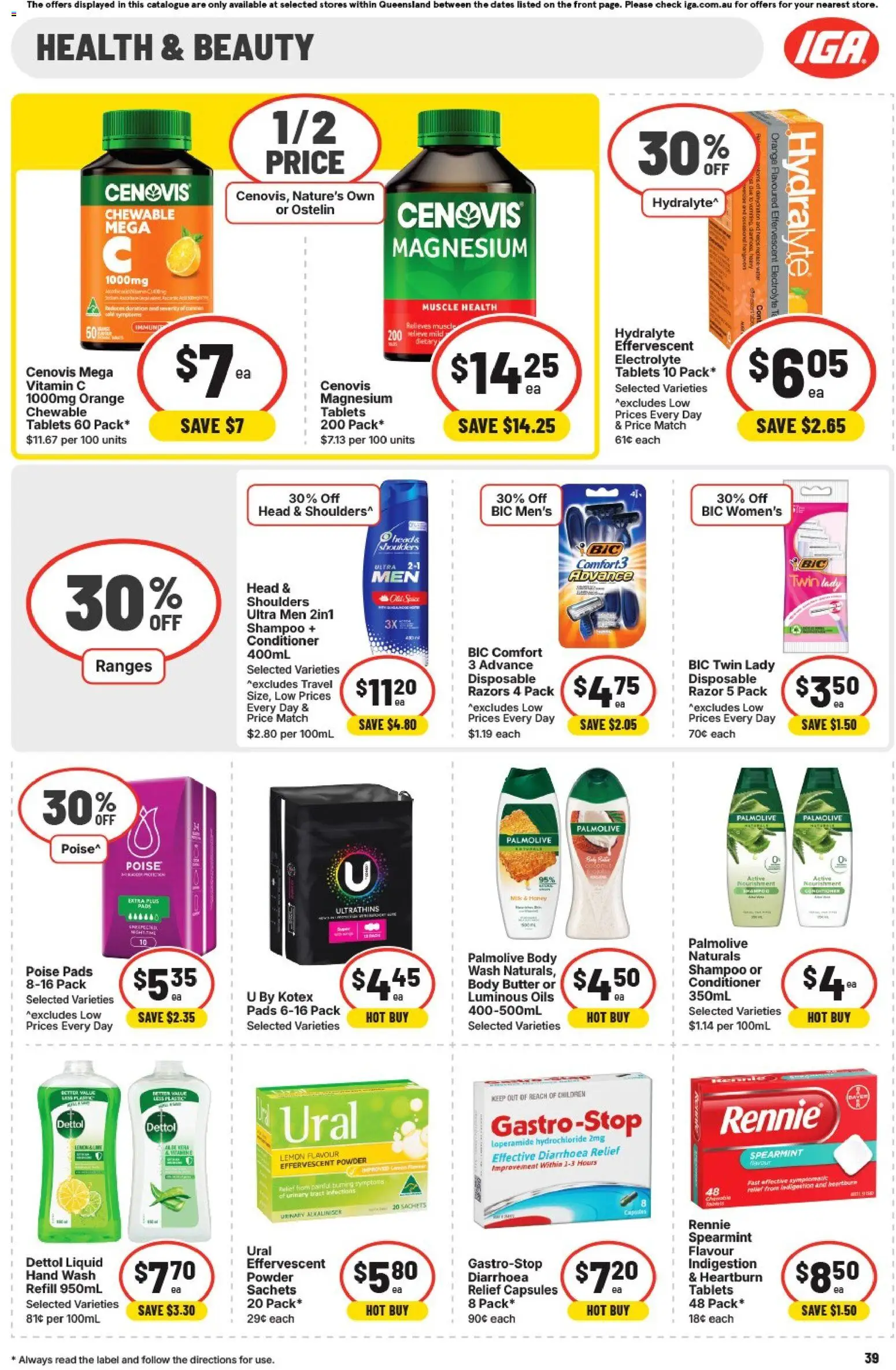 IGA catalogue - valid from 04.03.2026 | Page: 42 | Products: Gum, Antiperspirant, Toothpaste, Toothbrush