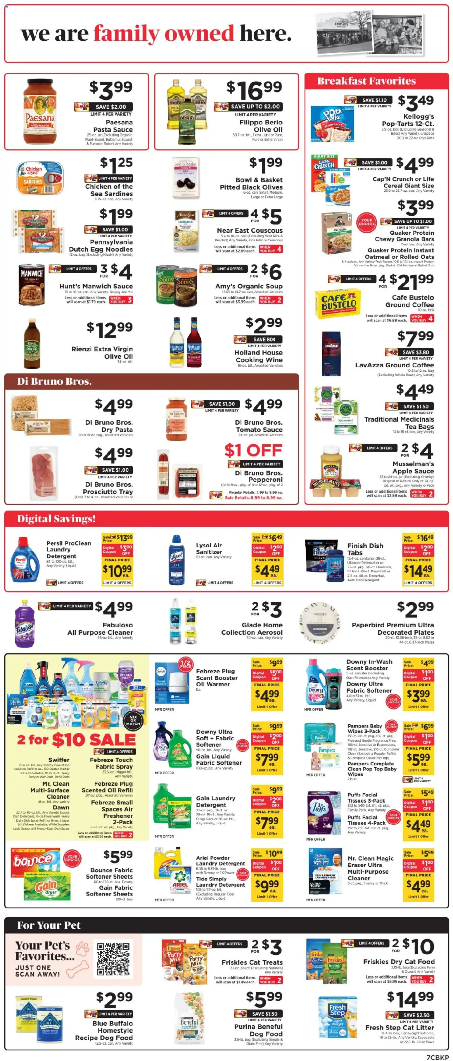 ShopRite Weekly Ad - valid from 13.02.2026 | Page: 8 | Products: Squash, Oil, Pasta, Sauce
