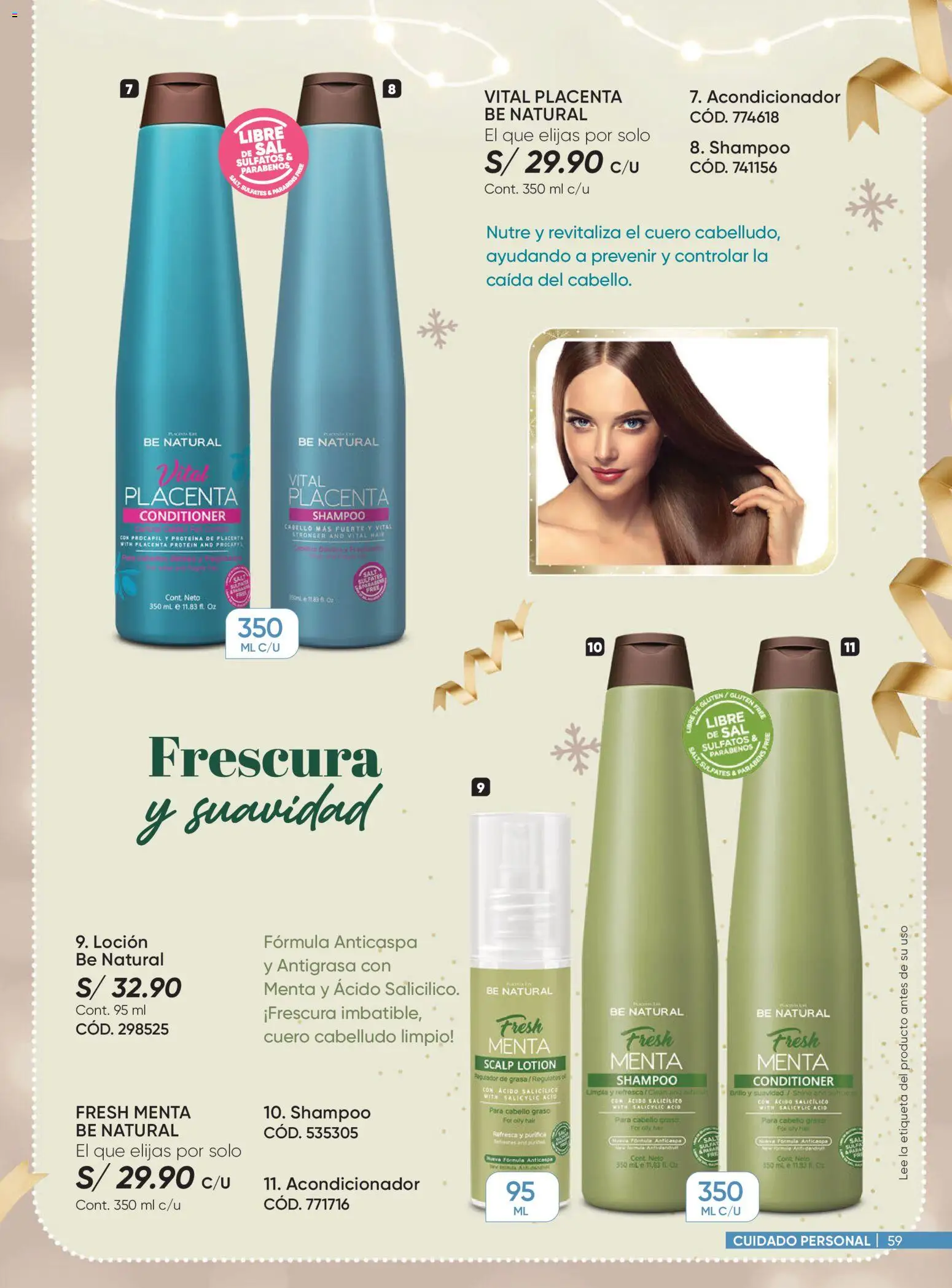 Catálogo Azzorti válido desde 03.11.2025 | Página: 59 | Productos: Shampoo, Acondicionador