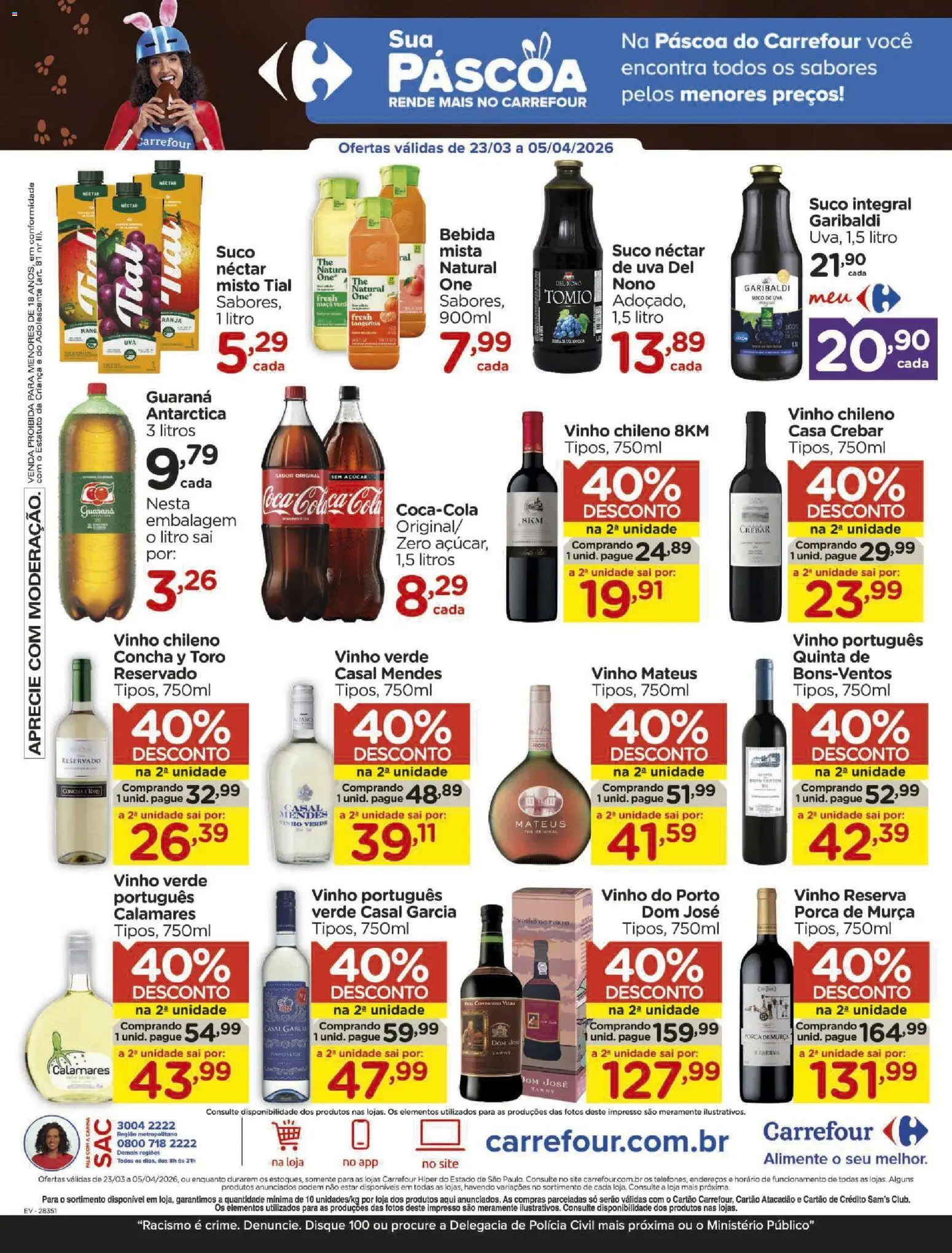 Carrefour ofertas Páscoa de 23/03/2026 ? Não perca as melhores promoções! | Brasil