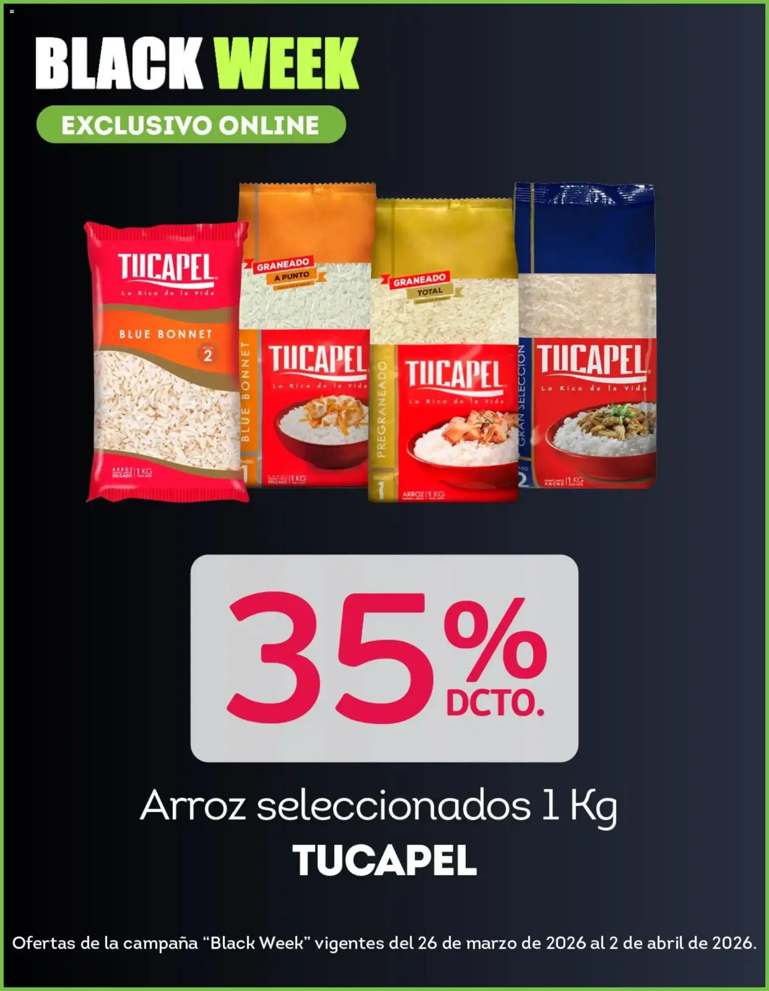 Black Friday Tottus │ válido desde el 26.03.2026 | Página: 4 | Productos: Campana, Arroz