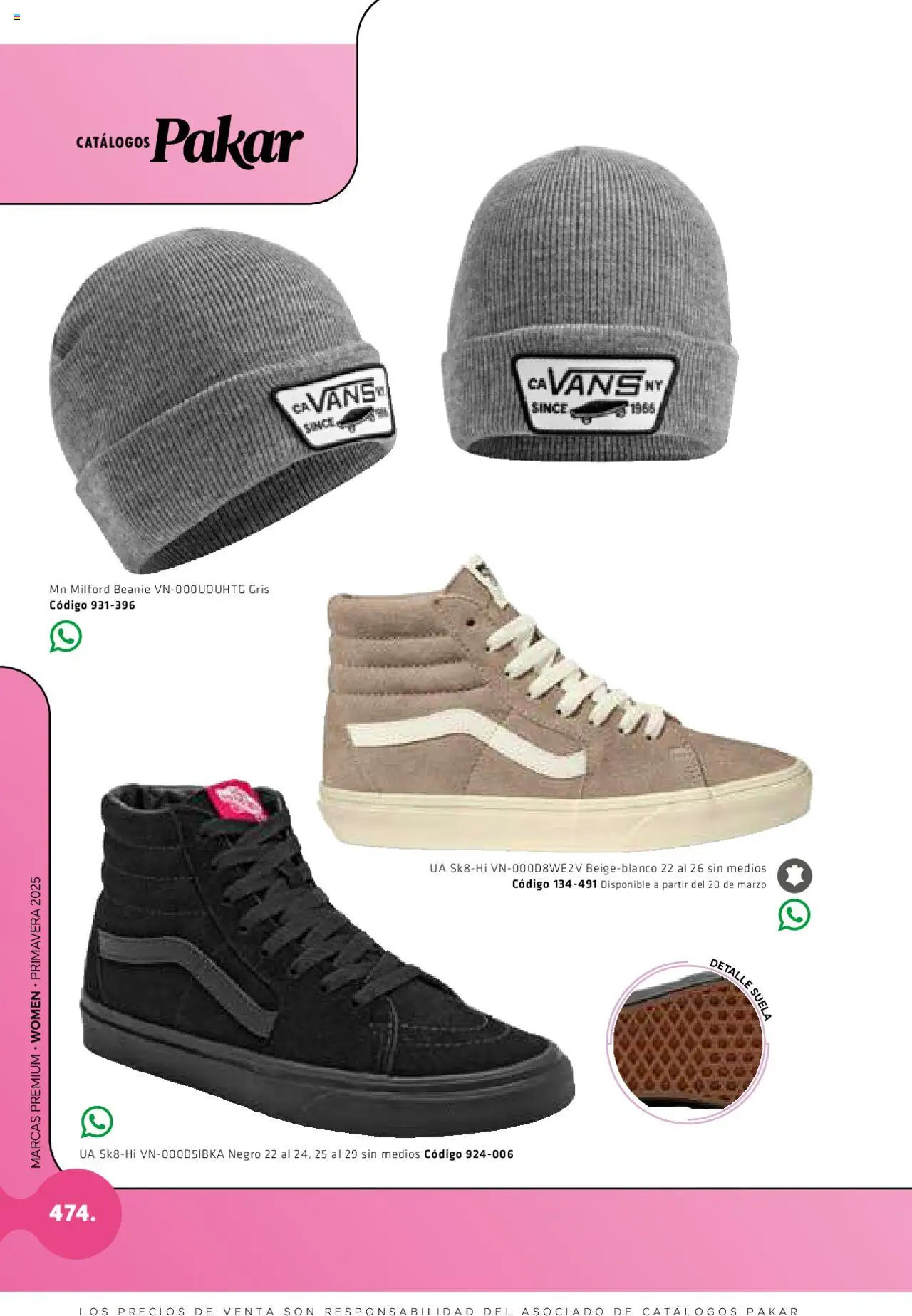 Nuevas ofertas de SC Pakar válidas en toda la República Mexicana desde el 06.03.2025. ¡Encuentra las mejores ofertas en SC Pakar catálogo Women! | Página: 474
