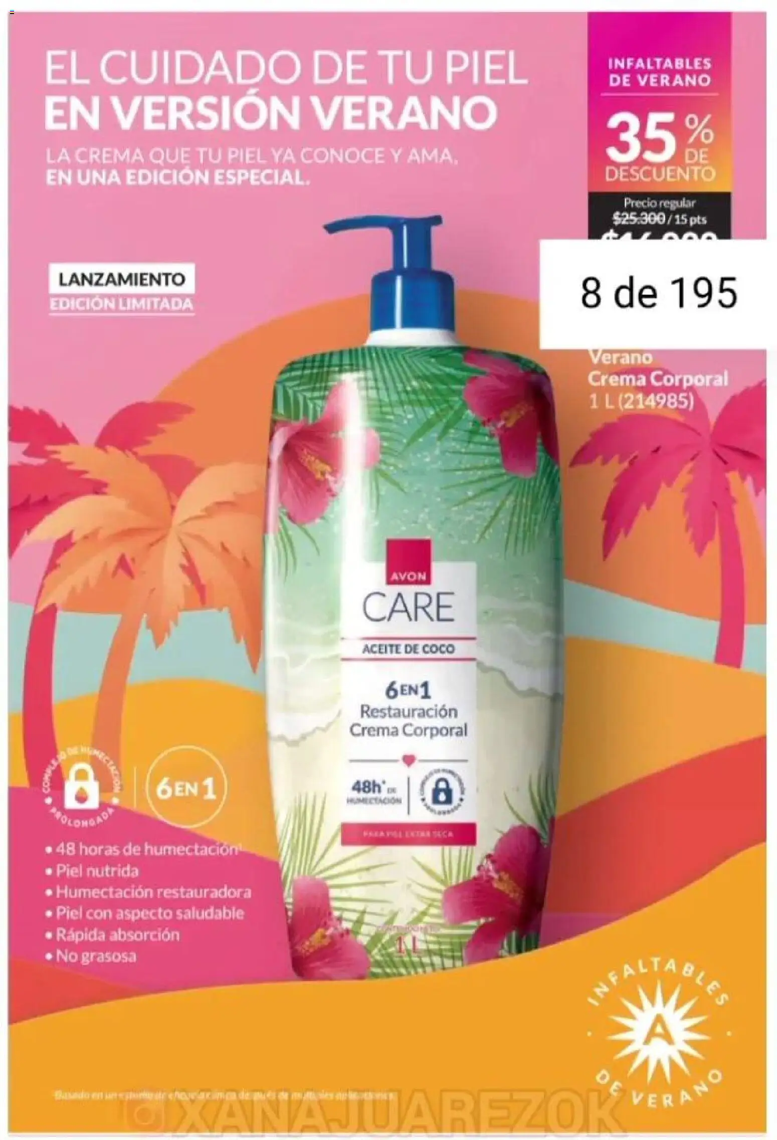 Catálogo AVON Campaña 1/2026 │ válido desde el 01.01.2026 | Página: 6 | Productos: Aceite, Crema