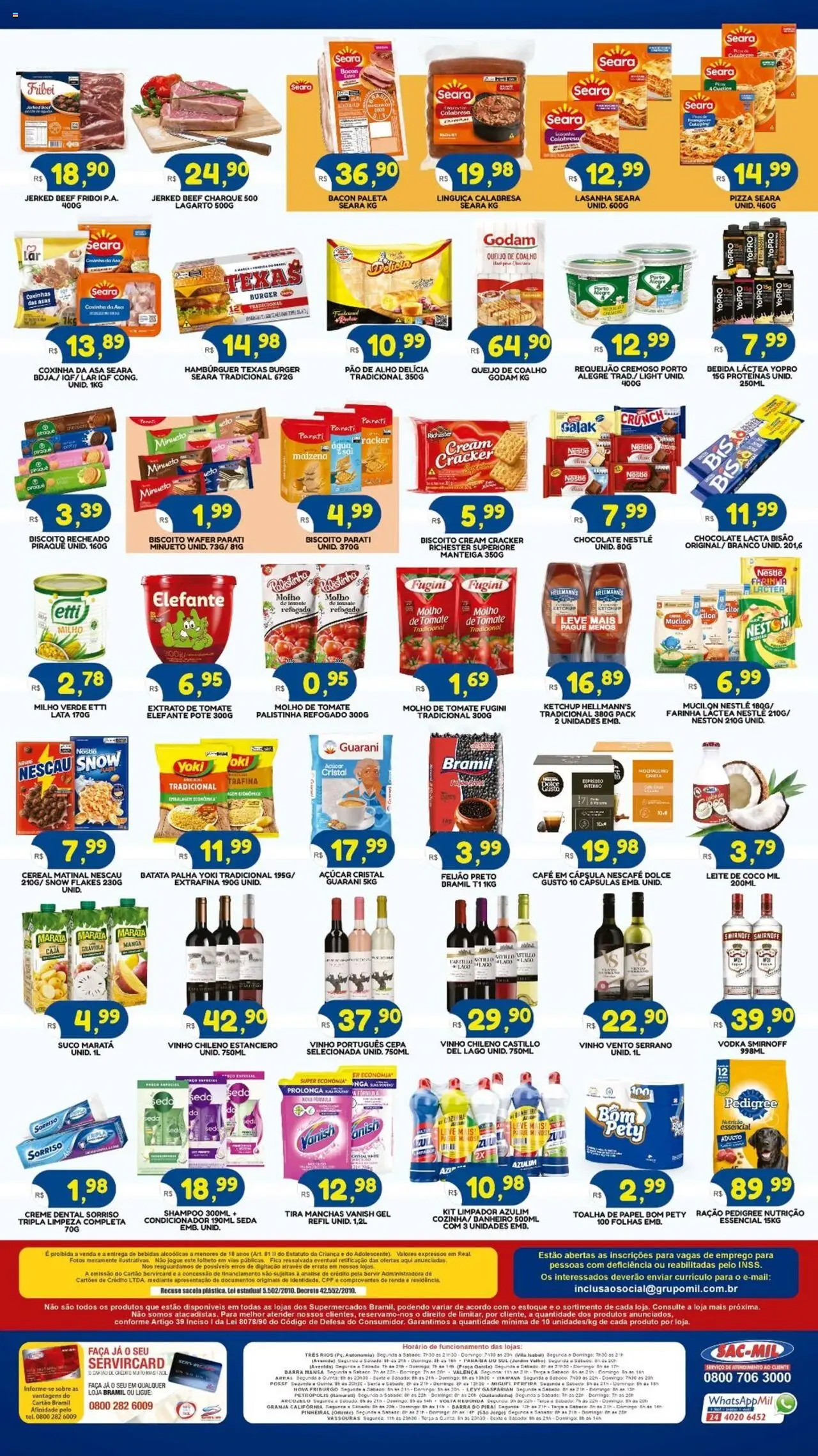 Bramil Supermercados Folheto - válido de 15.08.2025 | Página: 2 | Produtos: Biscoito, Pão, Suco, Canela