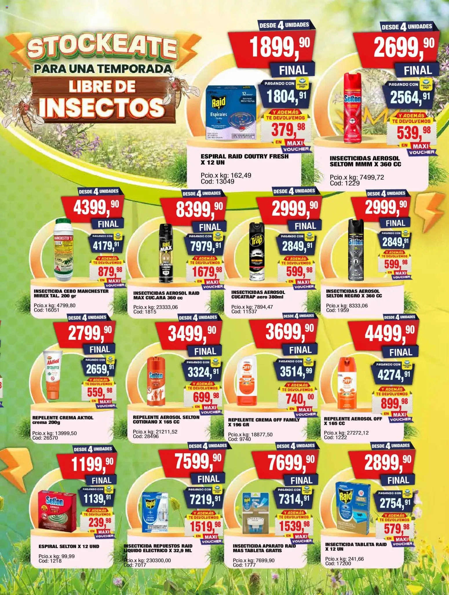 Maxiconsumo ofertas │ válido desde el 23.03.2026 | Página: 25 | Productos: Tableta, Mate, Insecticida, Crema