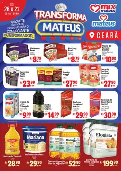 Mateus - Ofertas Transforma Mateus - Pré-Visualização do folheto da loja Mateus, válido de 20.10.2025