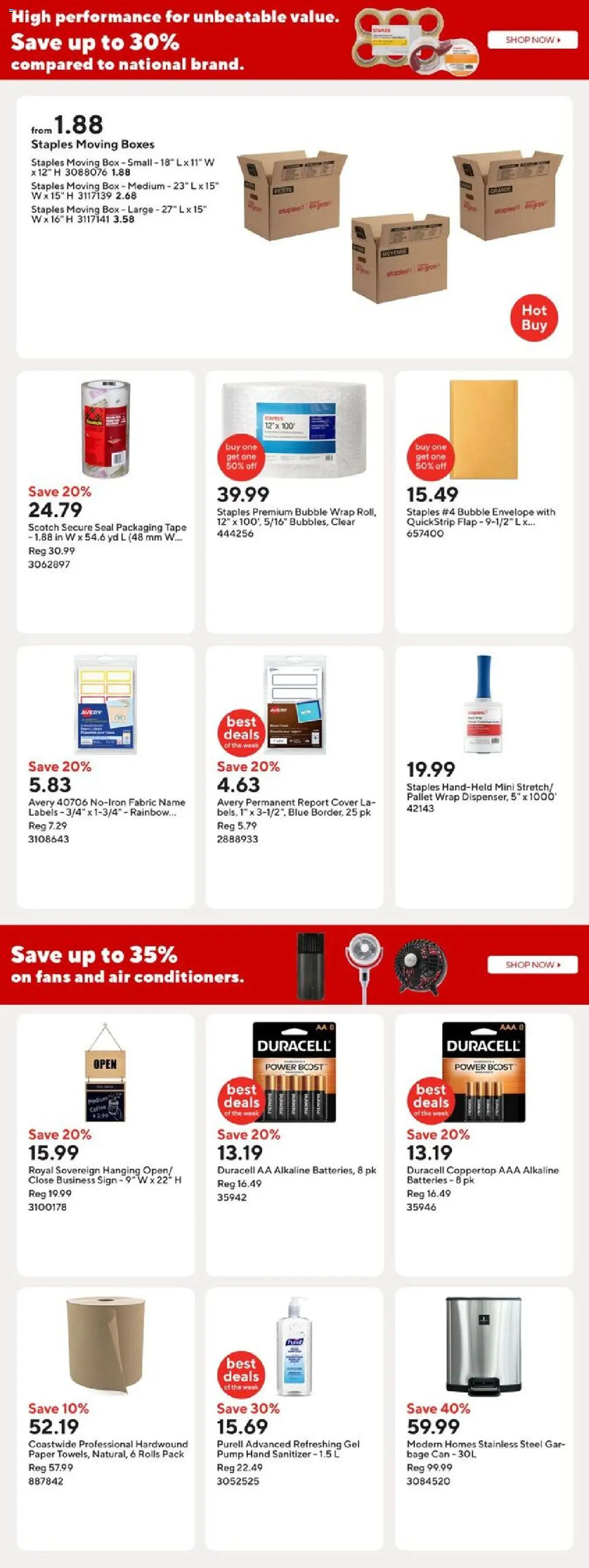 Staples flyer valid from 08.08.2025 | Page: 17 | Products: Box, Coffee