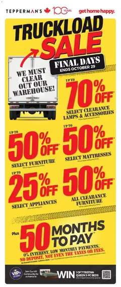 Preview of Tepperman's weekly flyer / circulaire from shop Tepperman's valid from 23.10.2025