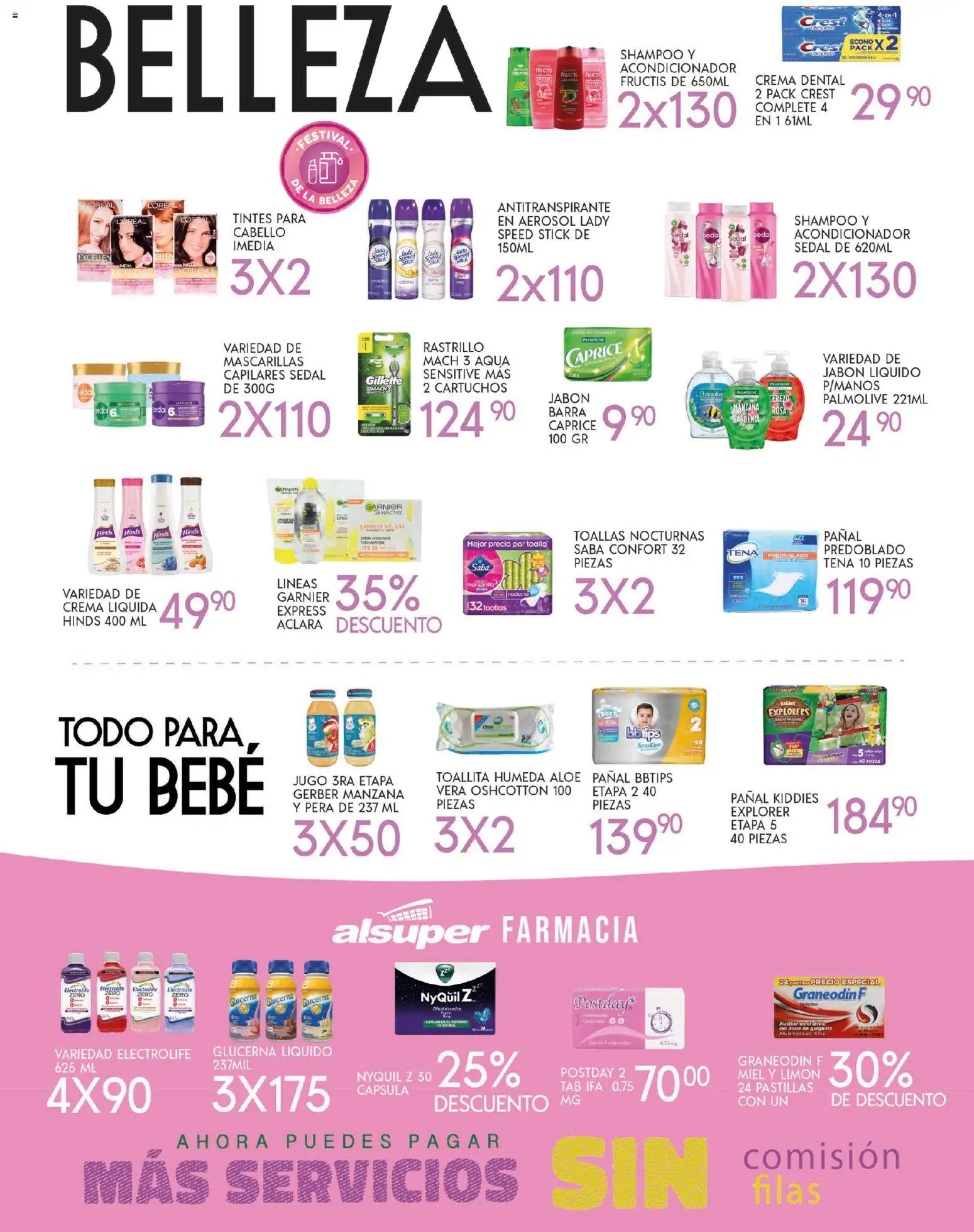 Nuevas ofertas de Alsuper válidas en toda la República Mexicana desde el 11.11.2025. ¡Encuentra las mejores ofertas en Alsuper - Folleto Chihuahua-Estado! | Página: 4 | Productos: Limón, Body, Toallas, Jabón