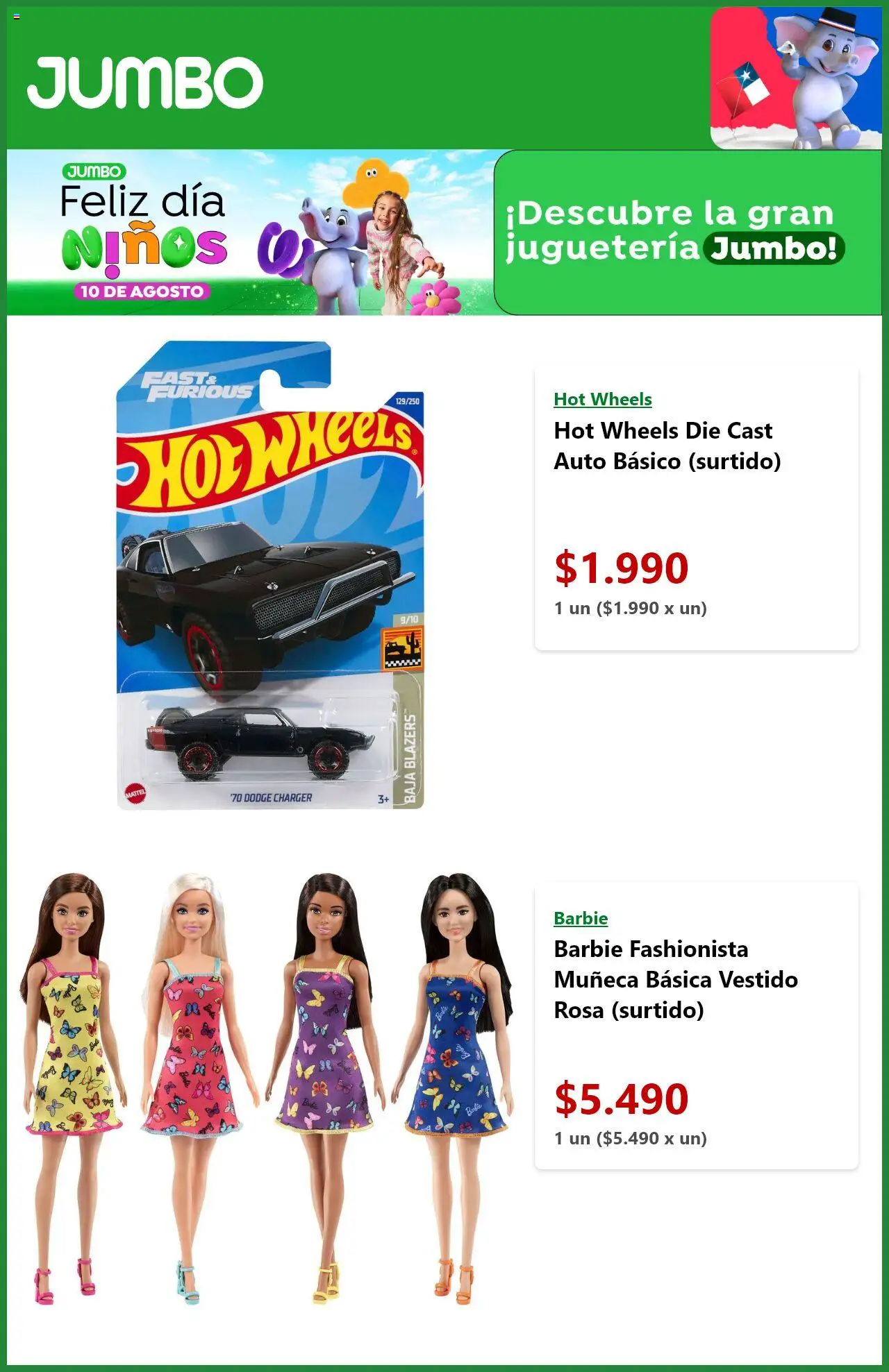 Jumbo ofertas  │ válido desde el 05.08.2025 | Página: 5 | Productos: Vestido