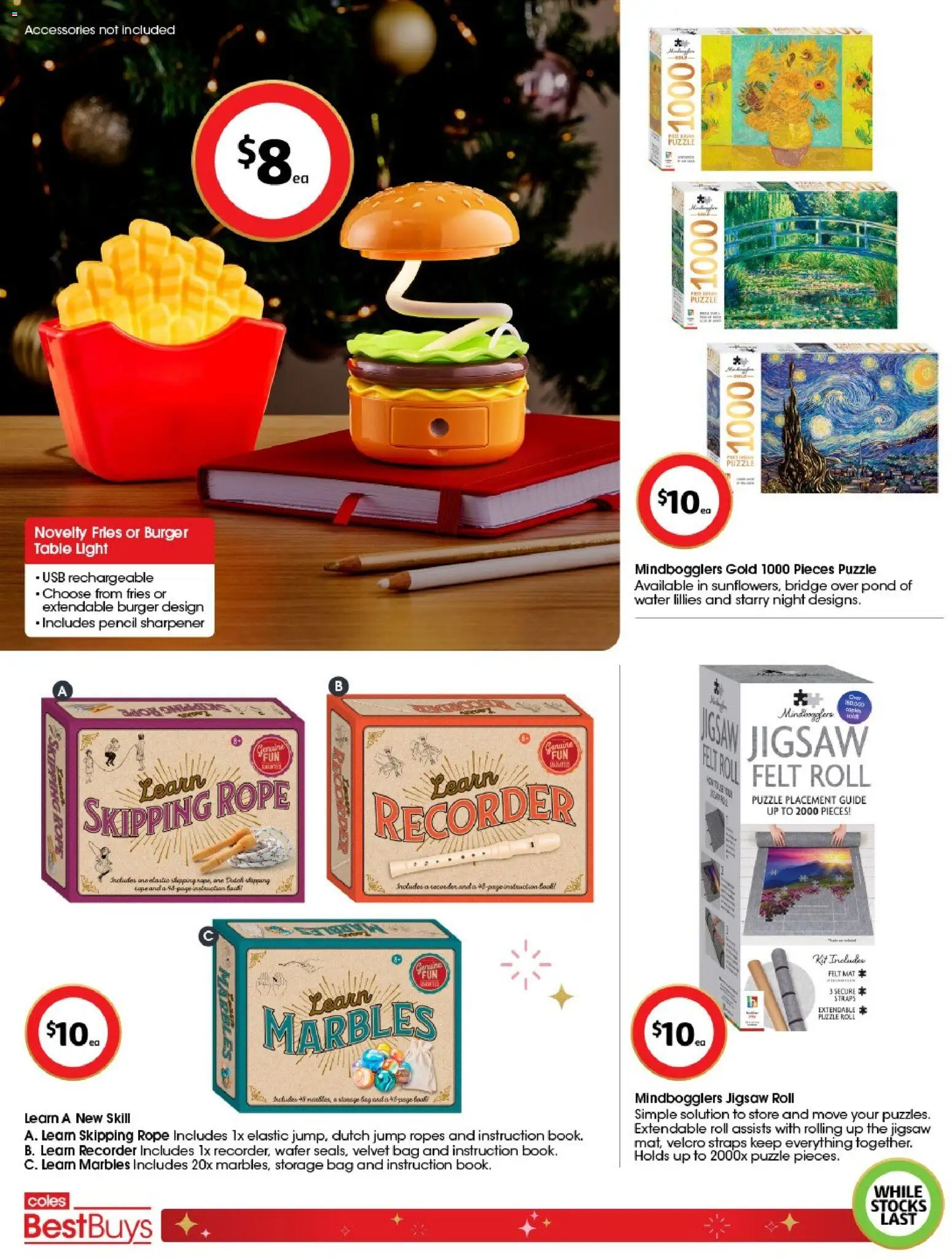 Coles catalogue - valid from 05.12.2025 | Page: 4 | Products: Table, Novelty, Water, Recorder