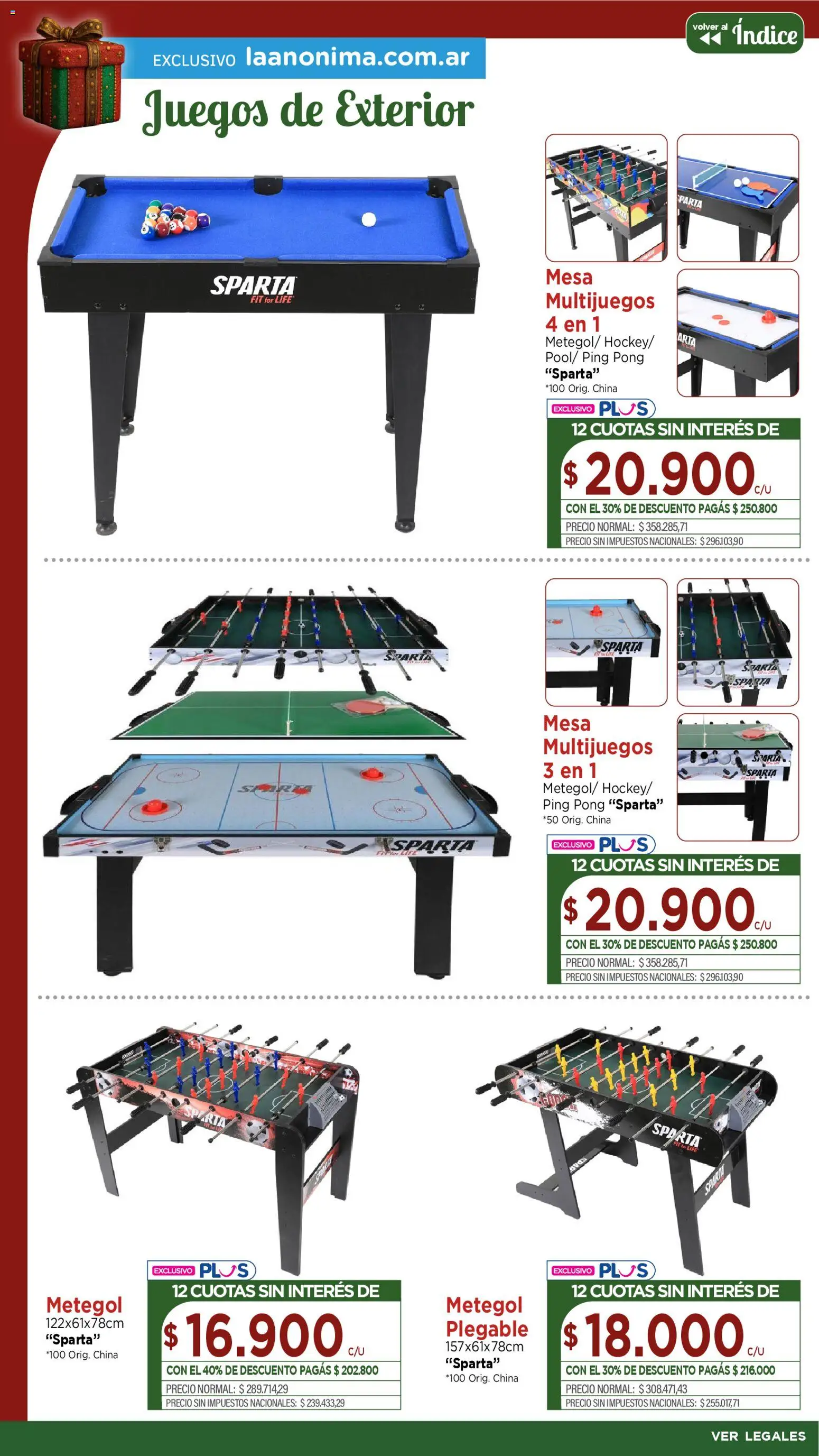 La Anonima Juguetes Fiestas │ válido desde el 11.12.2025 | Página: 20 | Productos: Mesa