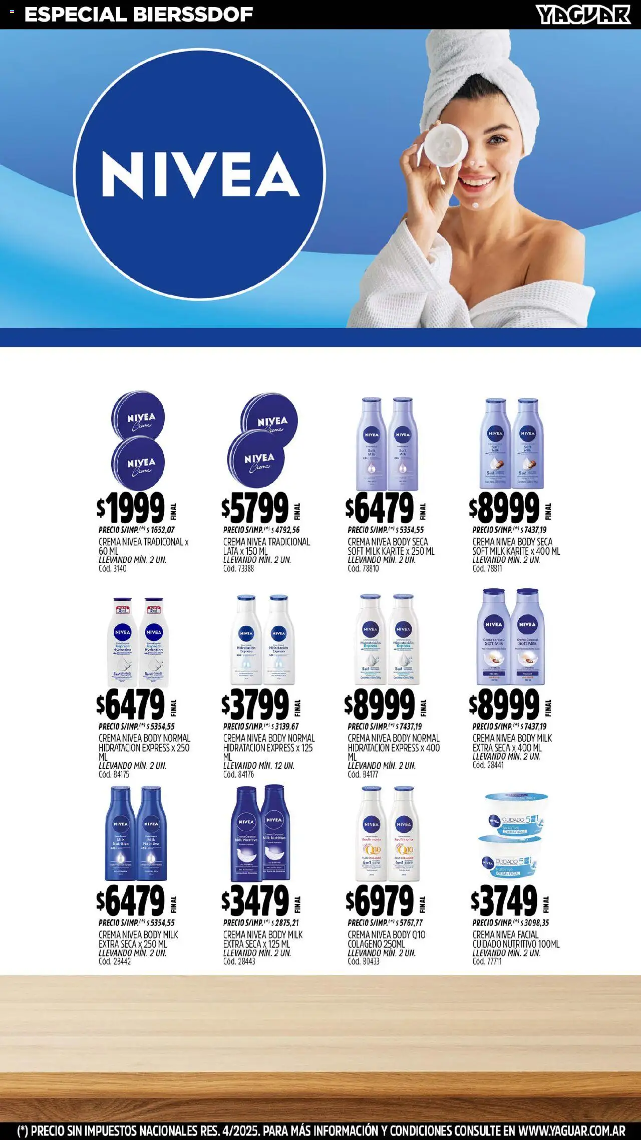 Yaguar - Bahía Blanca │ válido desde el 29.09.2025 | Página: 23 | Productos: Body, Crema