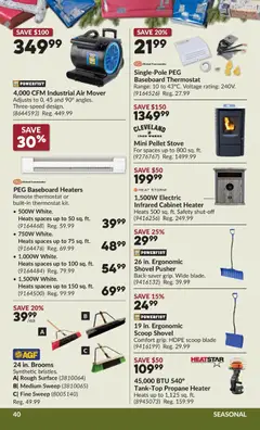 Preview of Princess Auto - 2 Week Sale! from shop Princess Auto valid from 16.12.2025 | Page: 45 | Products: Stove, Iron, Cabinet