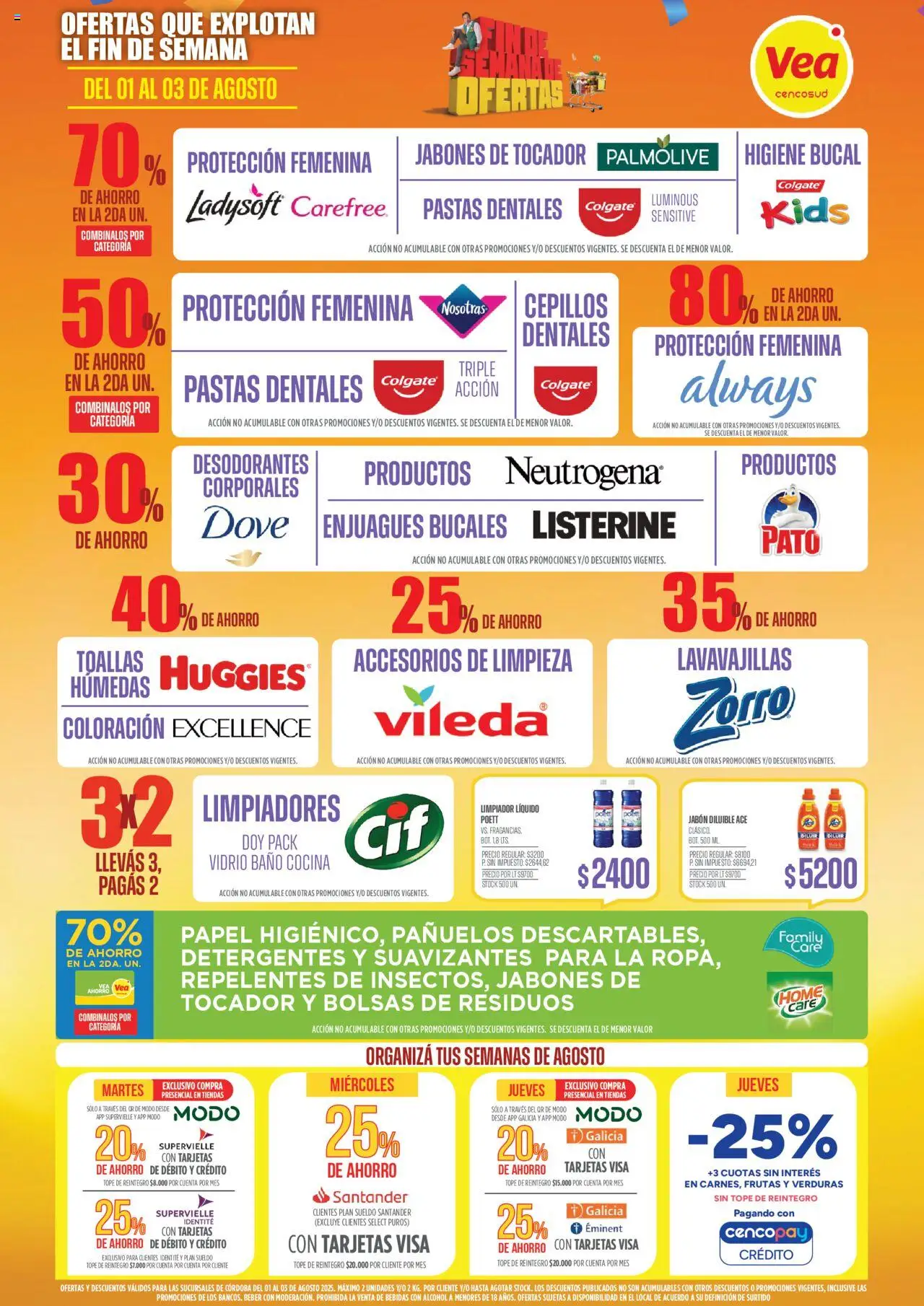 Vea - Ofertas | Córdoba │ válido desde el 01.08.2025 | Página: 5 | Productos: Cocina, Lavavajillas, Baño, Jabón