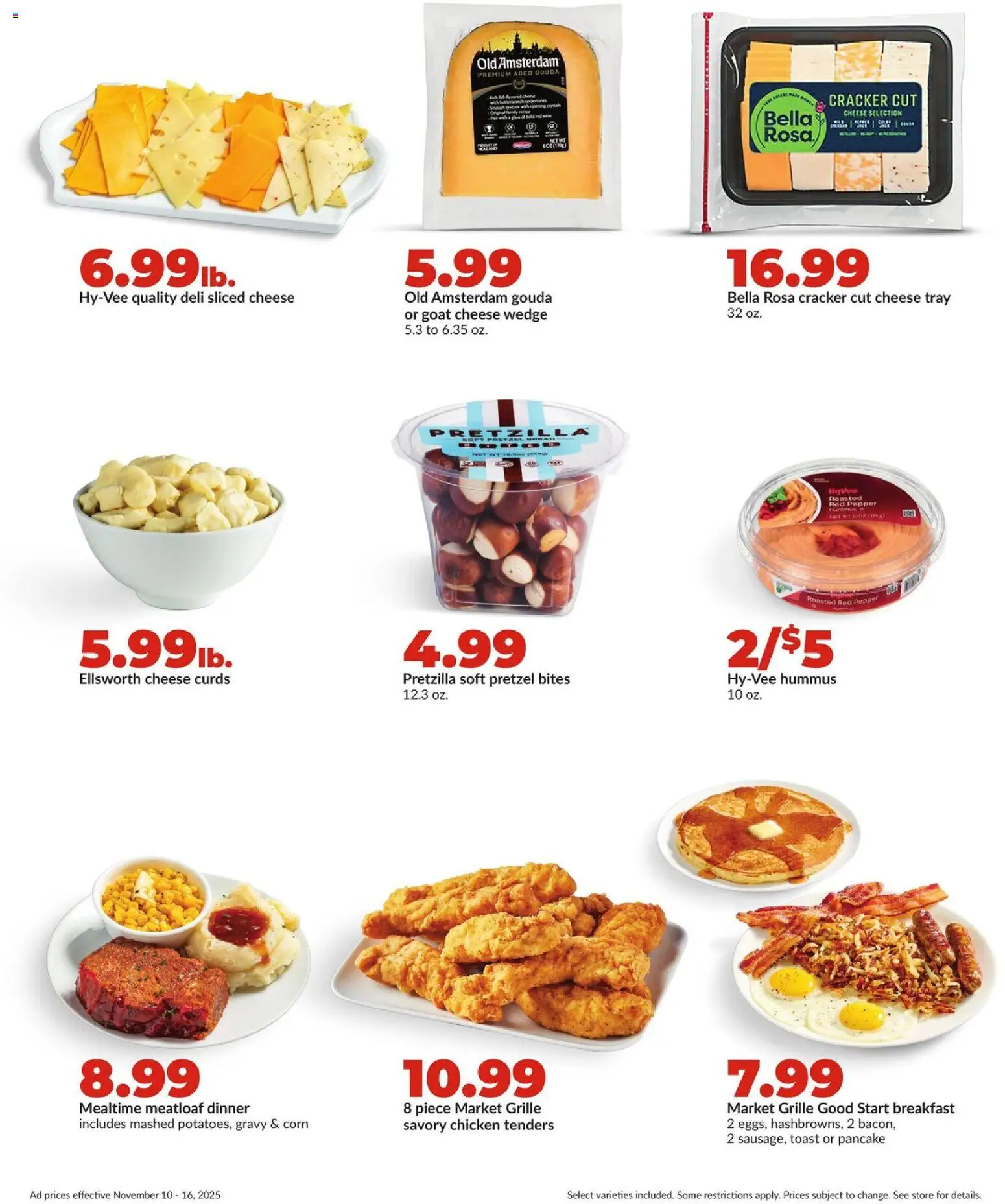 HyVee Weekly Ad - valid from 10.11.2025 | Page: 20 | Products: Corn, Cheese, Pepper