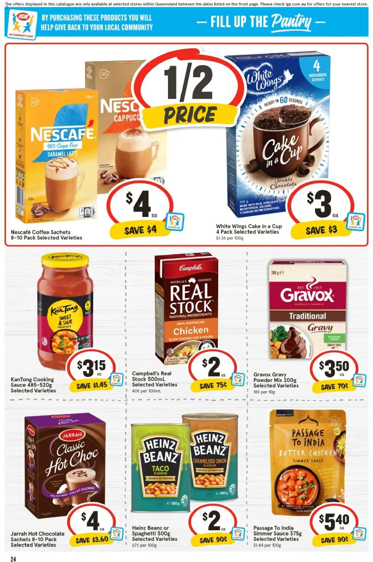 IGA catalogue - valid from 18.06.2025 | Page: 24 | Products: Cups, Chicken, Sauce, Nescafe