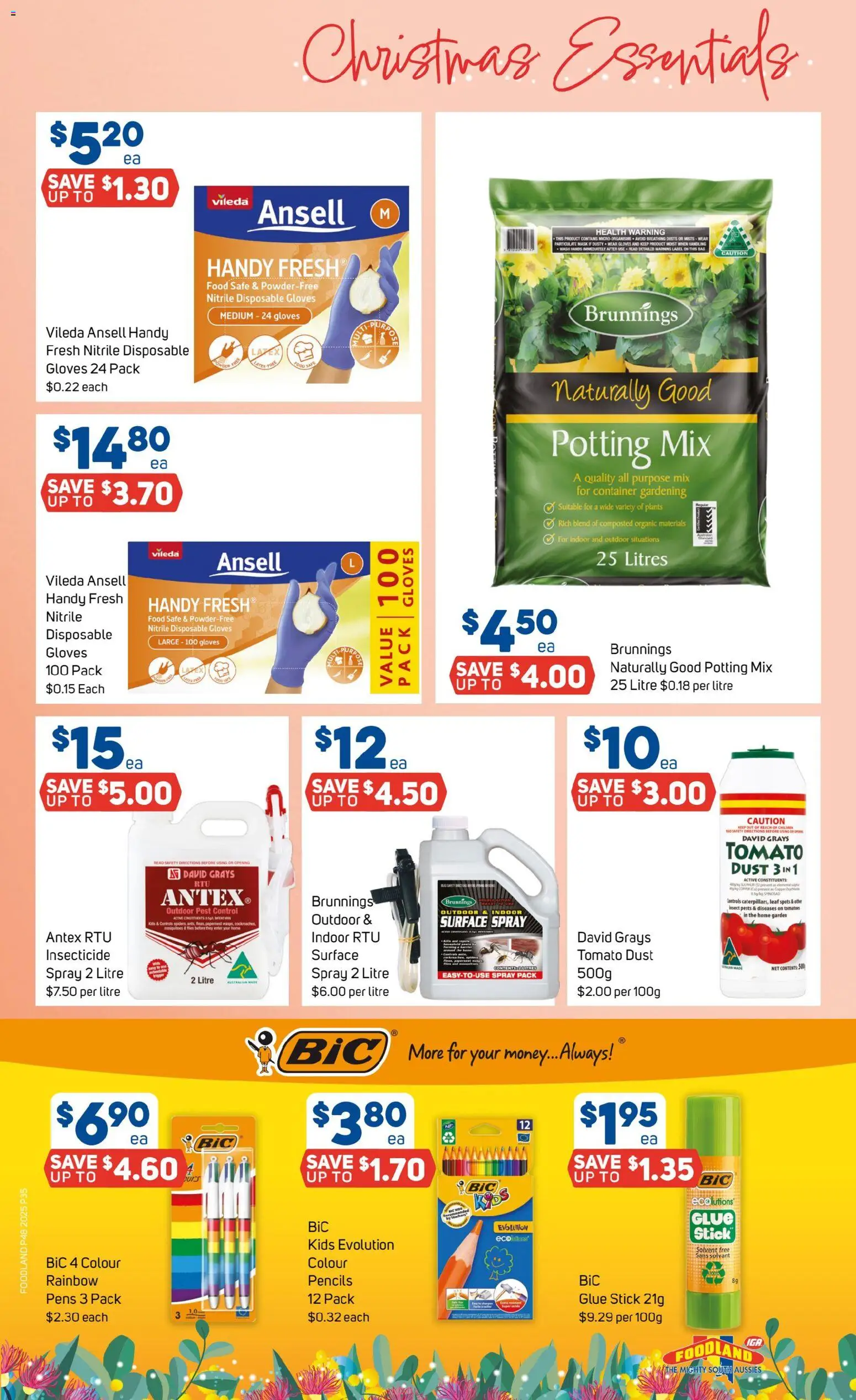 Foodland catalogue - valid from 26.11.2025 | Page: 35 | Products: Mask, Gloves, Bag, Safe