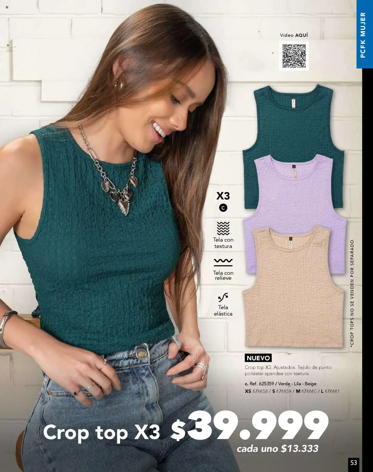 Pacifika revista - valida desde el 14.07.2025 | Página: 59 | Productos: Algodón, Video, Vestido