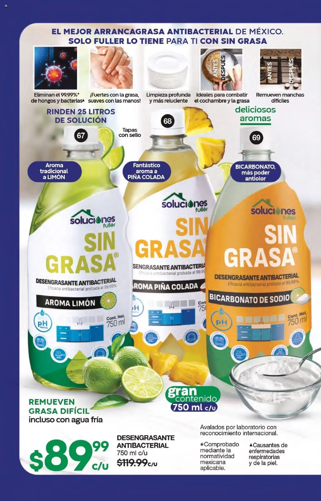 Nuevas ofertas de Fuller válidas en toda la República Mexicana desde el 17.09.2025. ¡Encuentra las mejores ofertas en Fuller - Campaña 12 2025! | Página: 40 | Productos: Agua, Hongos, Piña, Desengrasante