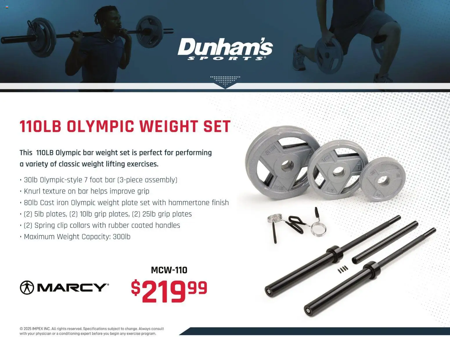 Dunham's Sports Marcy Weight Training Guide - valid from 20.11.2025 | Page: 27 | Products: Clip, Weight, Iron